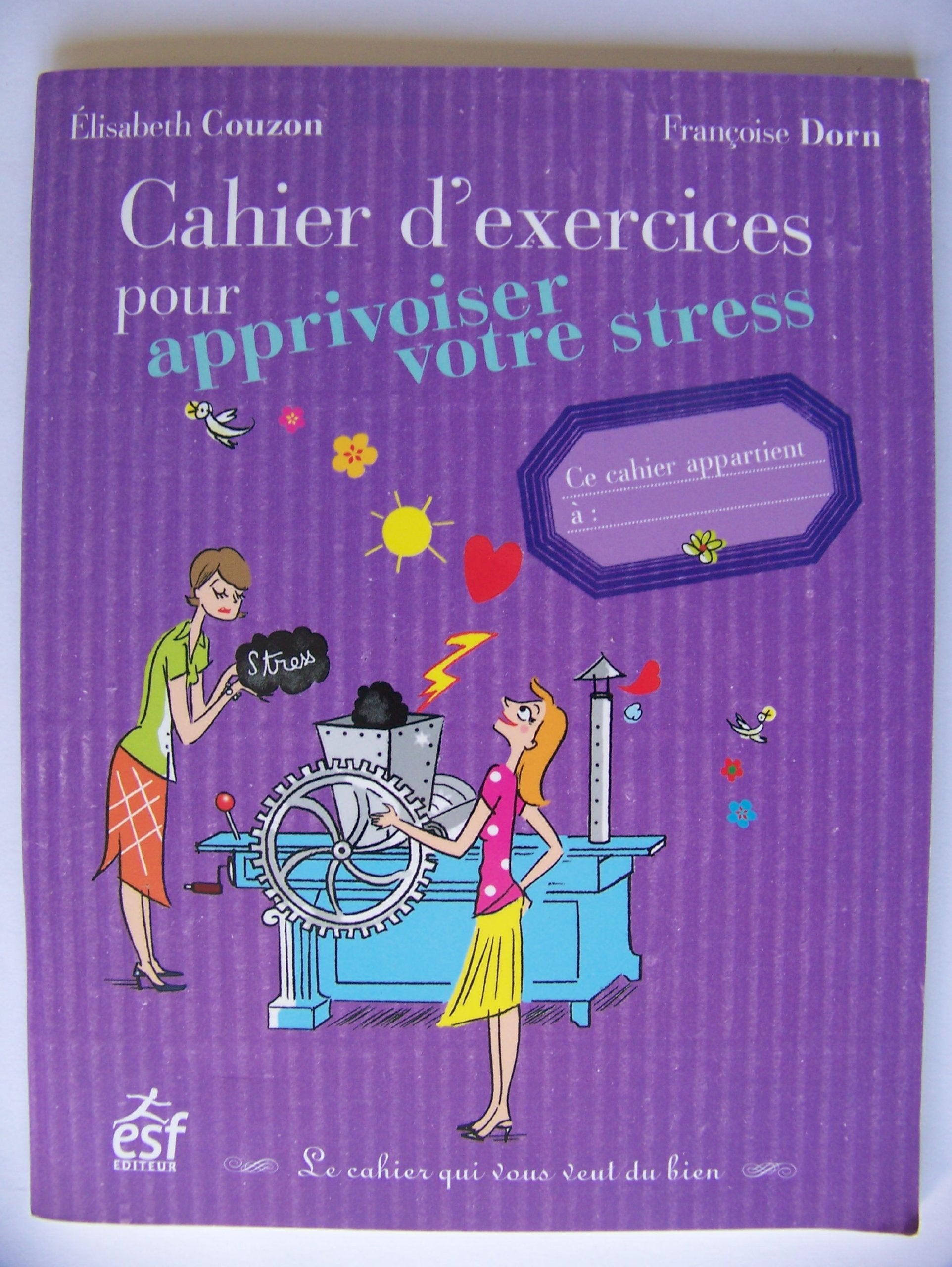 Cahier d exercices pour apprivoiser votre stress 9782710121954