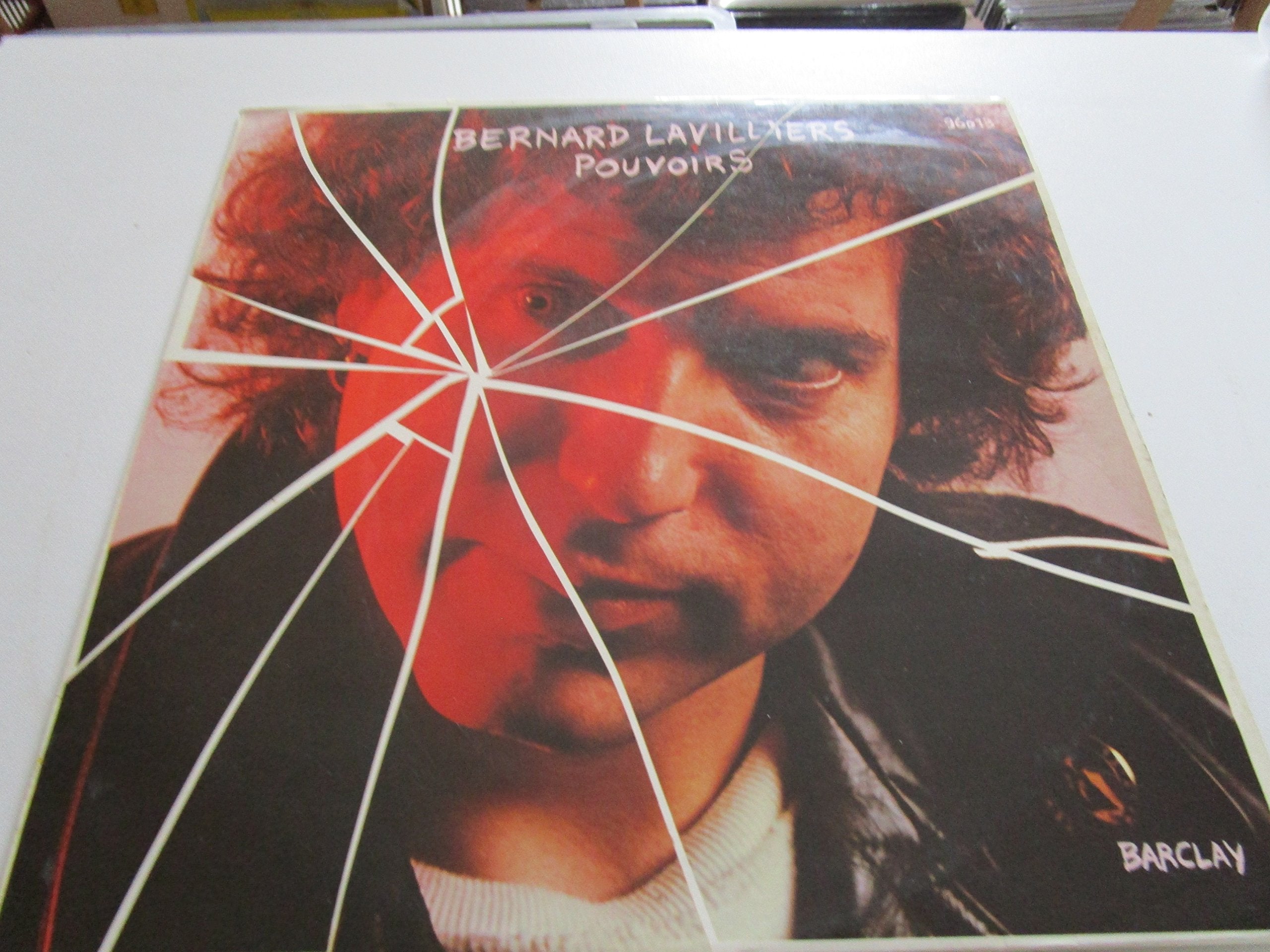 BERNARD LAVILLIERS : POUVOIRS (album 33t. vinyle) Barclay 
