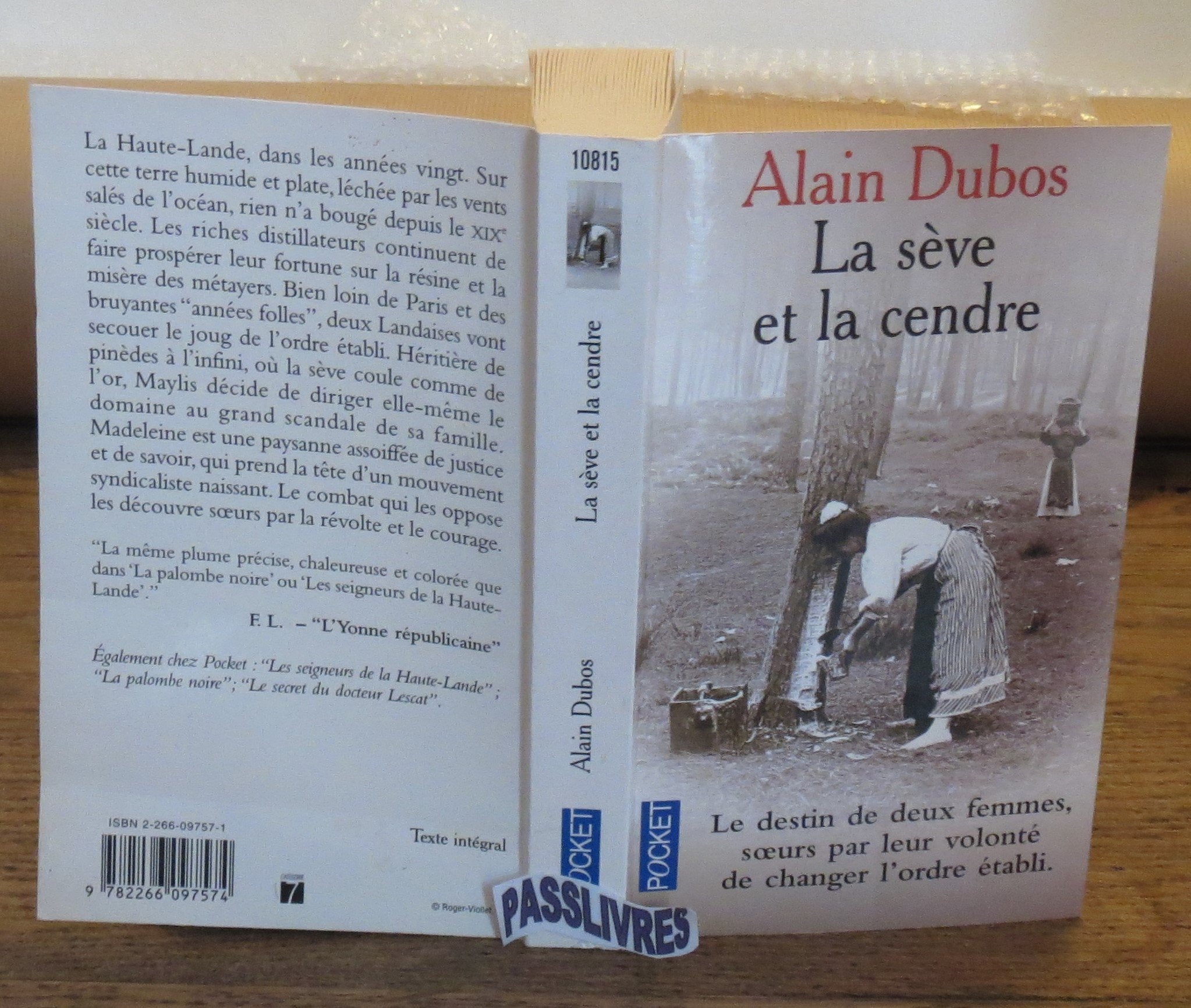 La sève et la cendre 9782266097574