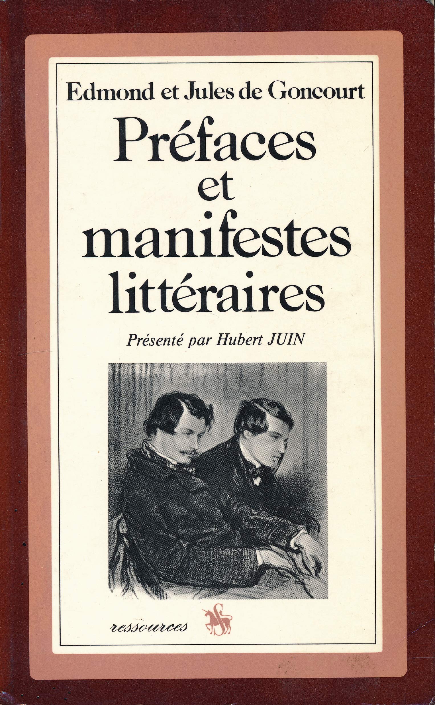 Préfaces et manifestes littéraires (Ressources) 9782050001688