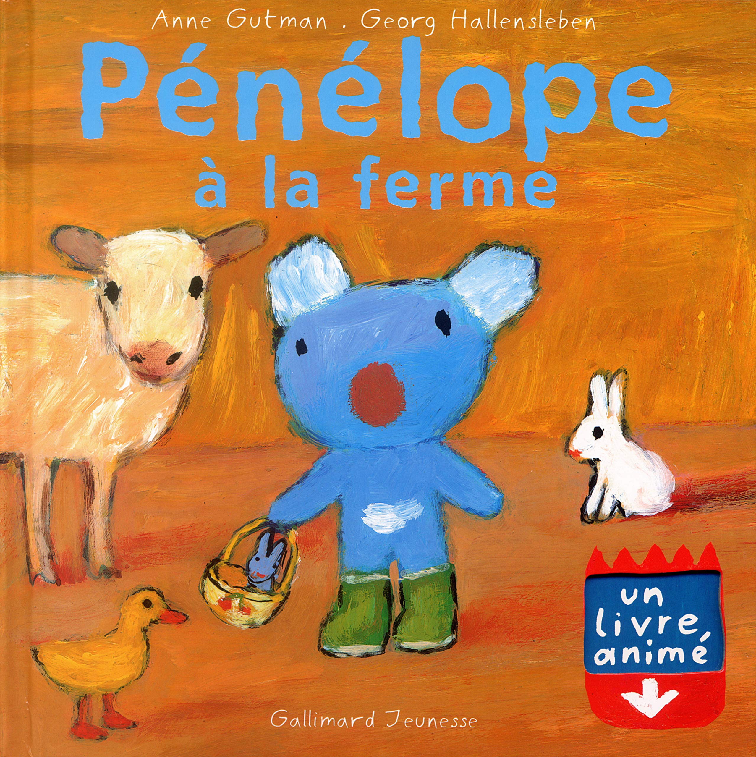 Pénélope à la ferme - Un livre animé - De 2 à 5 ans 9782070553310