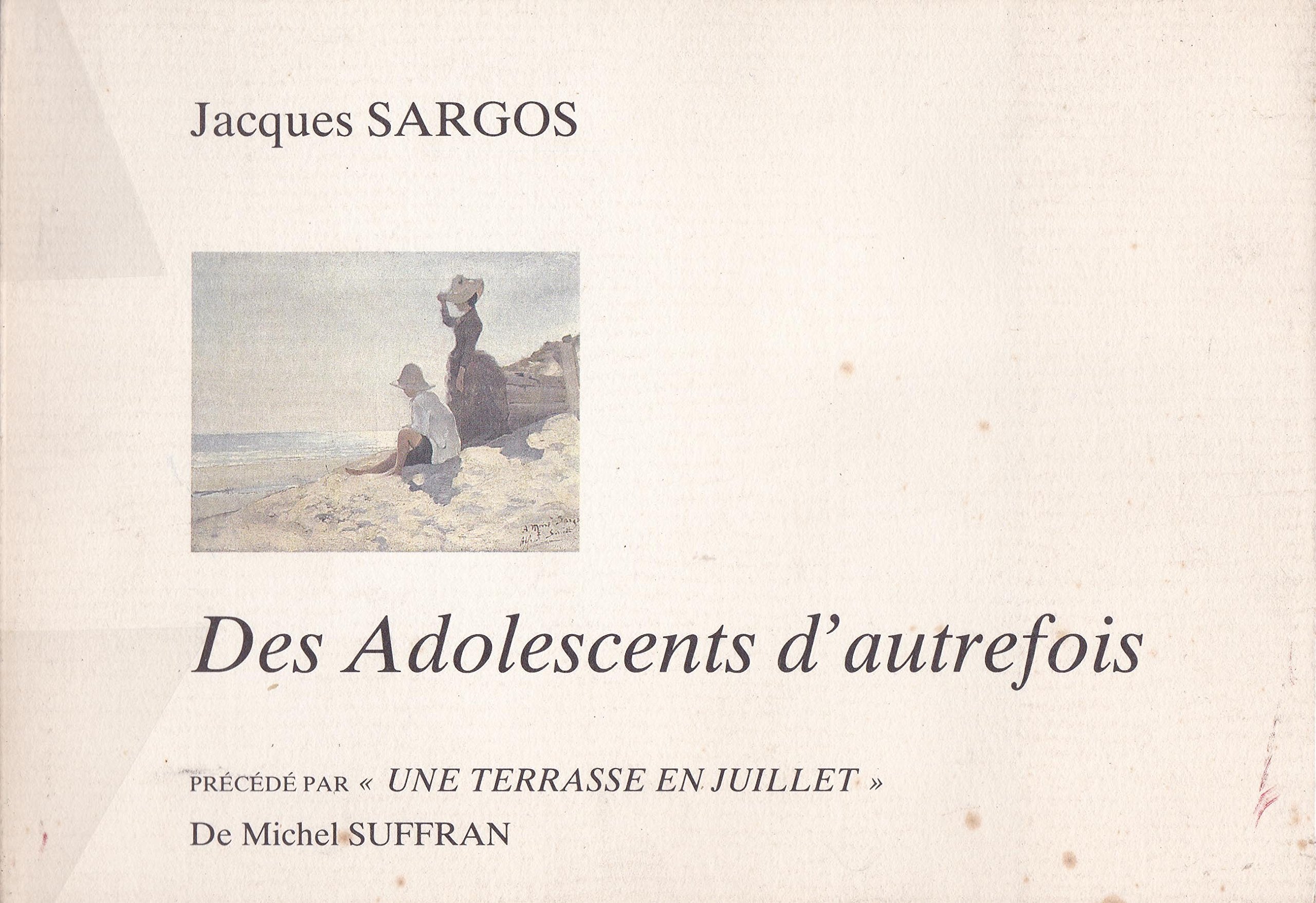 Des Adolescents d'autrefois 9782950064912