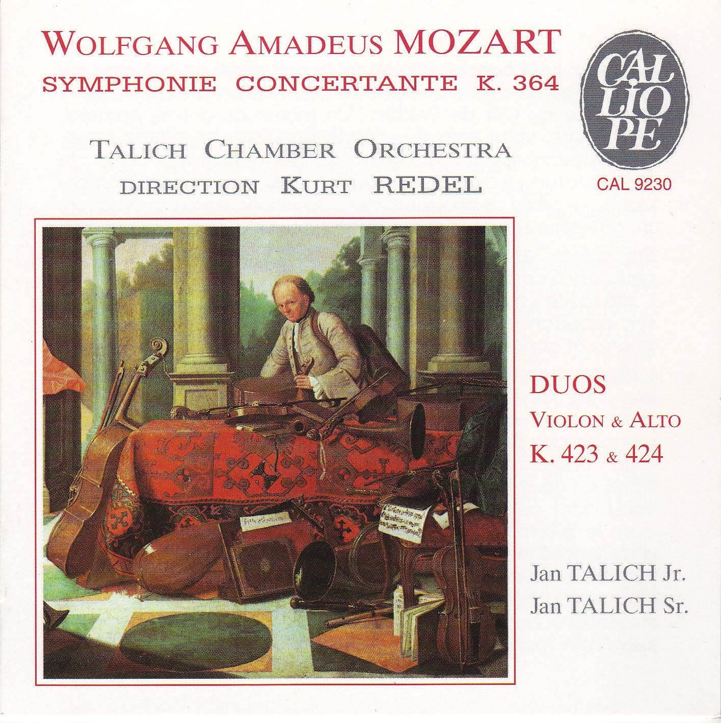 Symphonie Concertante K.364-Duos pour Violon Et Alto 0794881325825