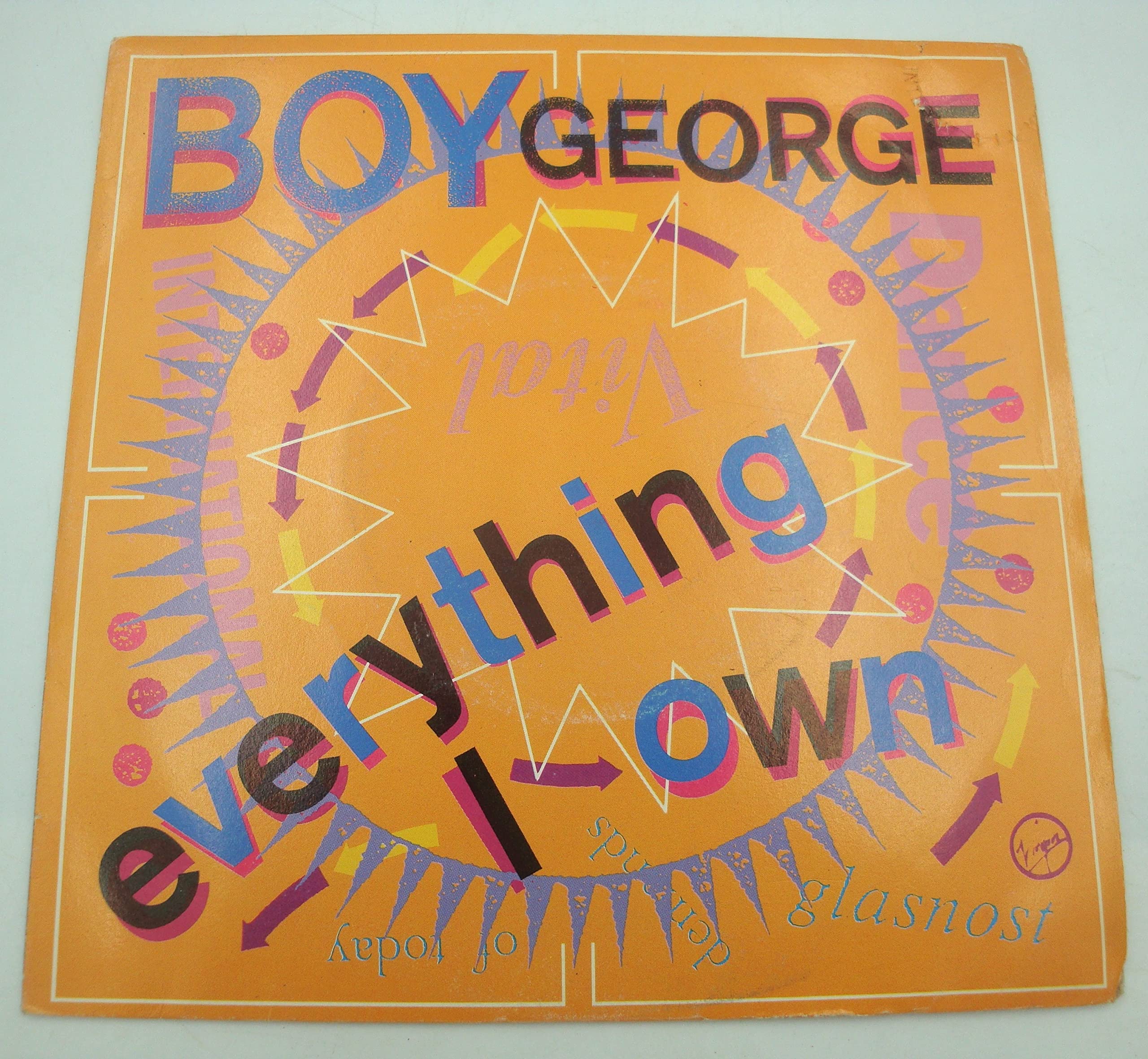 BOY GEORGE / EVERYTHING I OWN 3268440903085