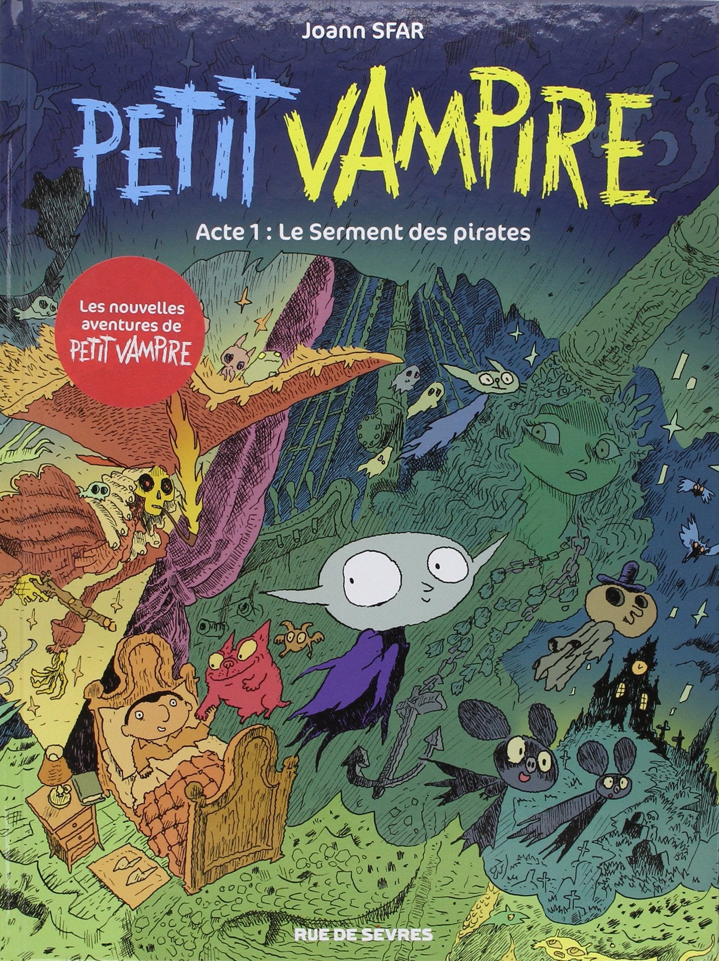 PETIT VAMPIRE T1-NOUVELLES AVENTURES LE SERMENT DES PIRATES 9782369814689