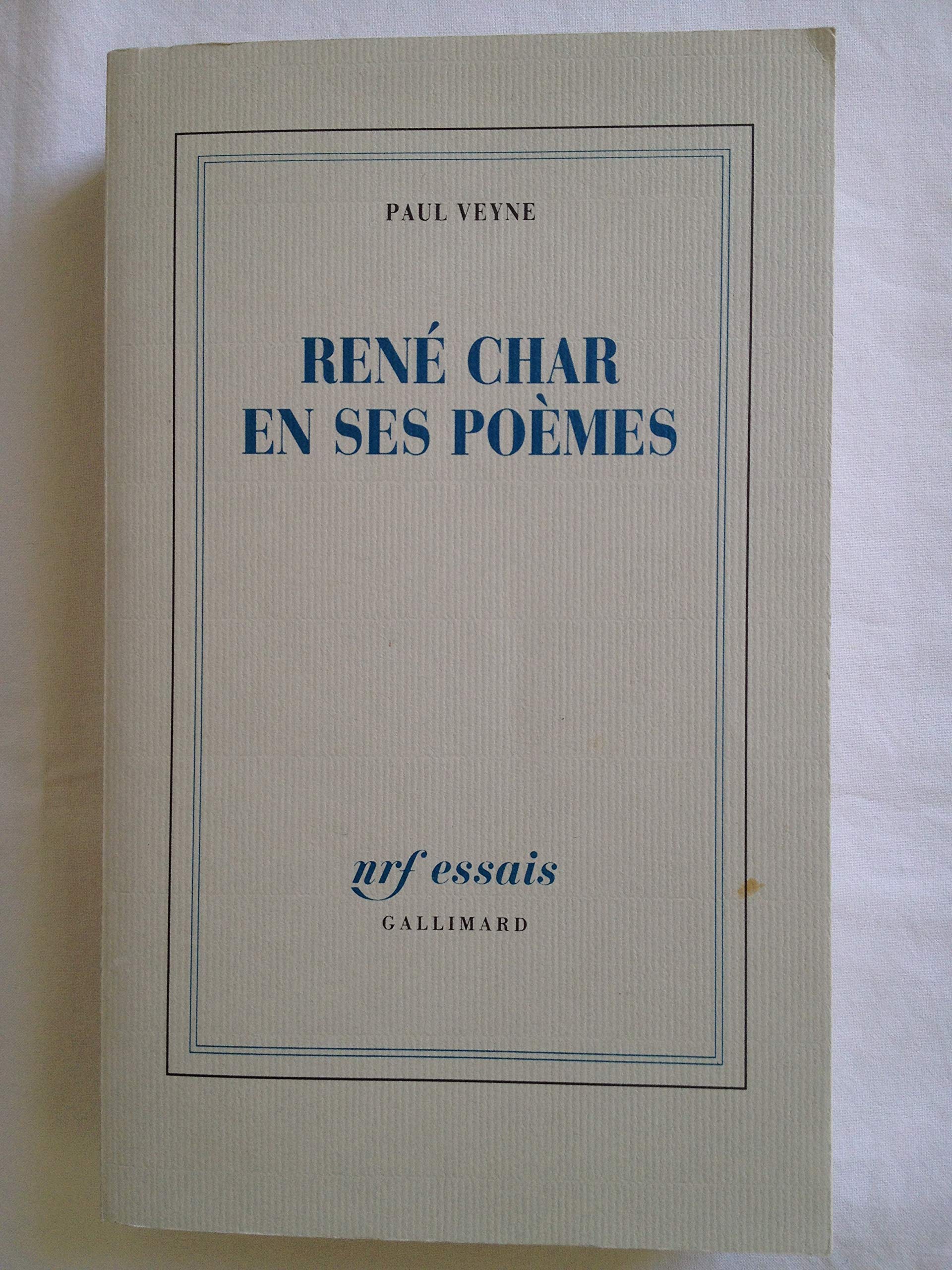 René Char en ses poèmes 9782070719747