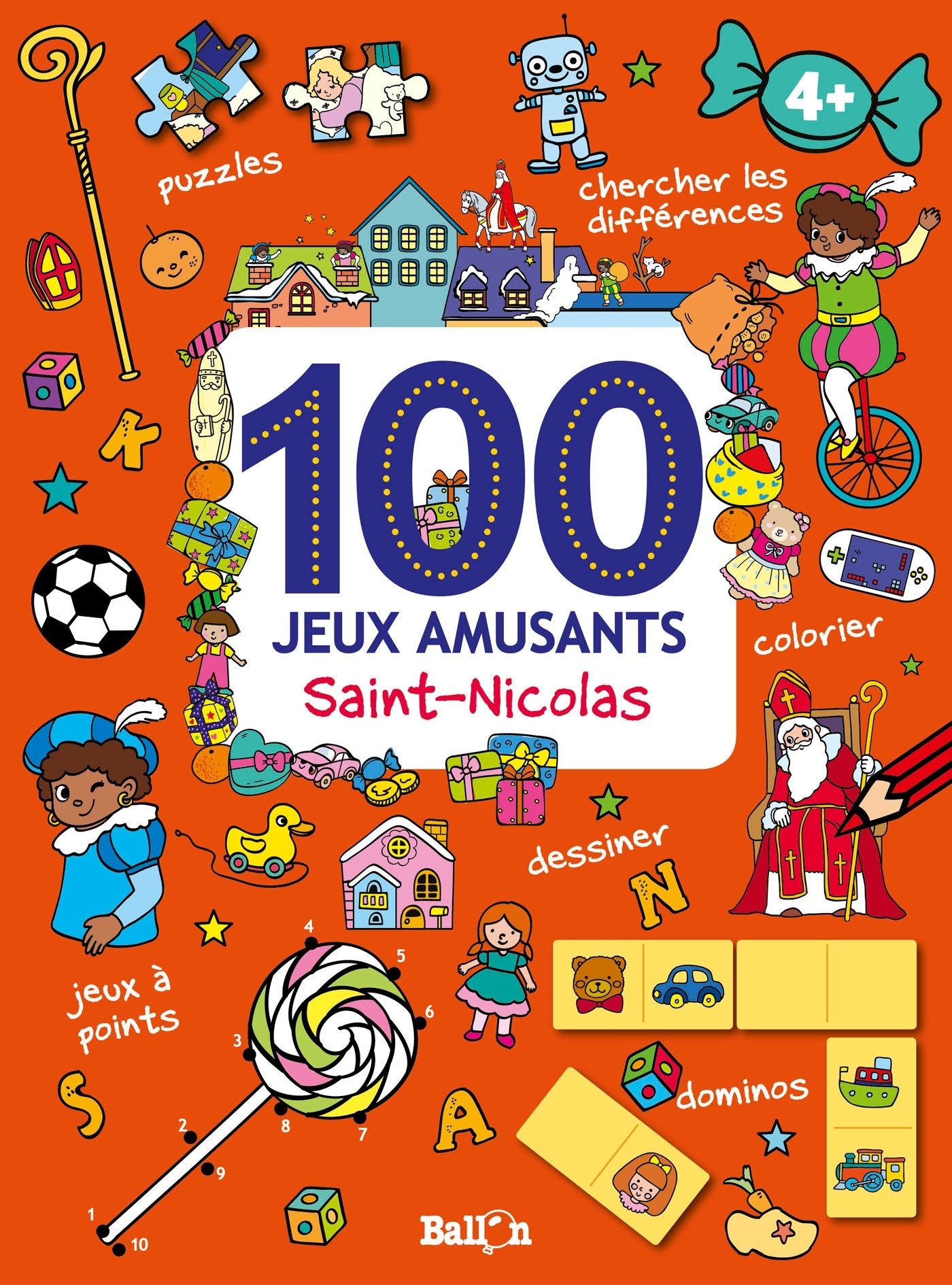 100 jeux : Saint-Nicolas dès 4 ans 9789463078740