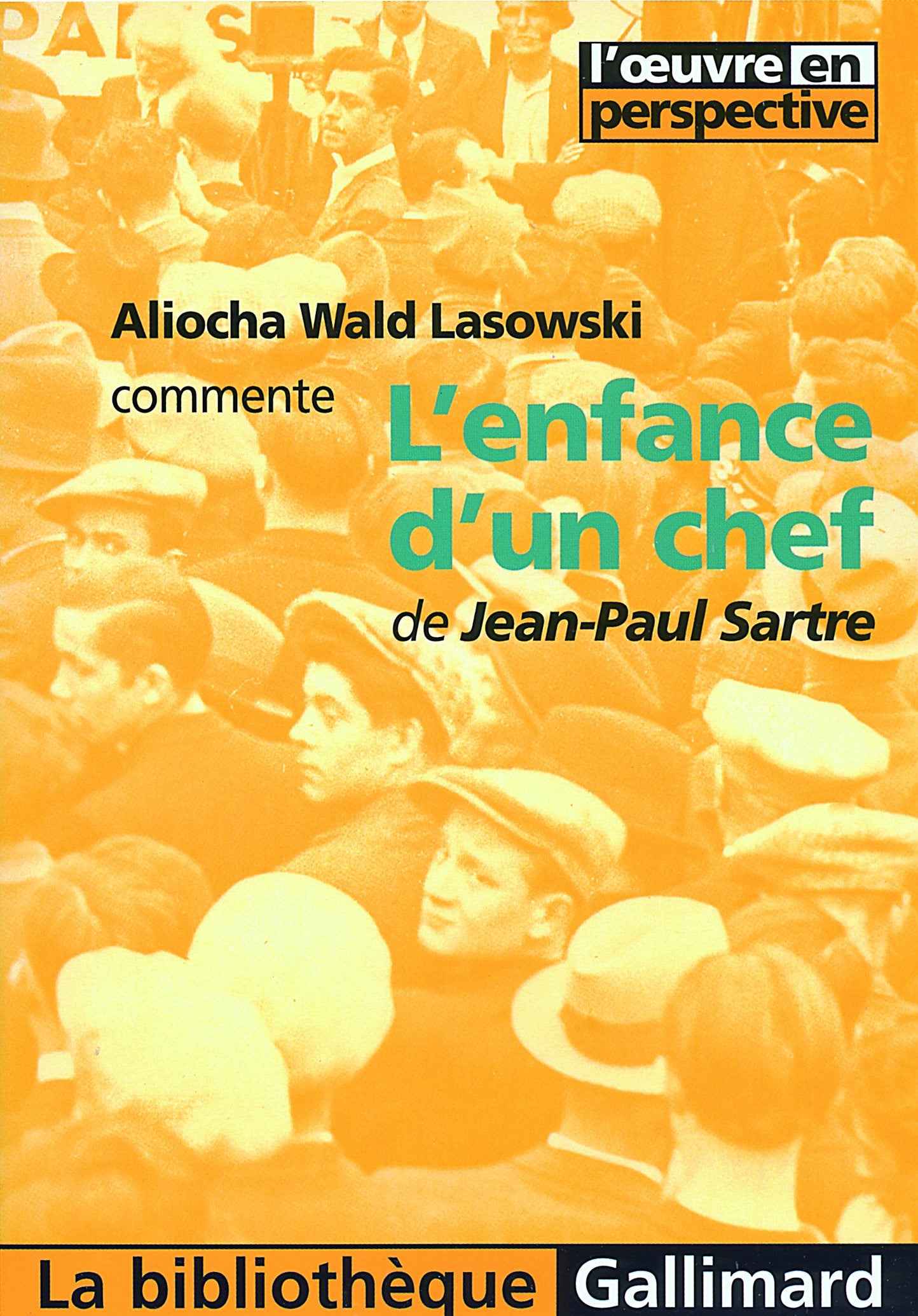 L'enfance d'un chef de Jean-Paul Sartre 9782070345861