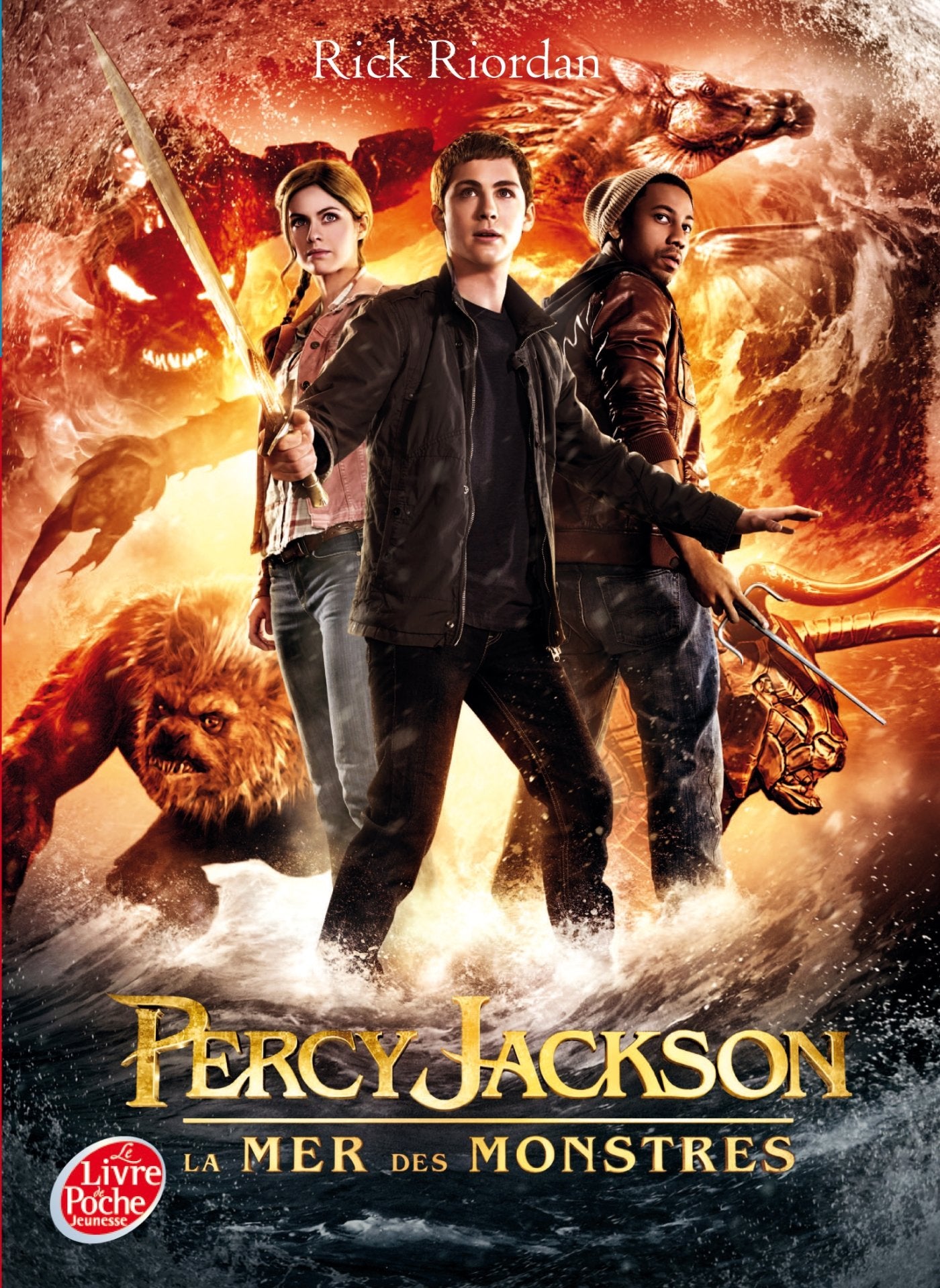 Percy Jackson - Tome 2 - La mer des monstres (édition avec affiche du film en couverture) 9782013228183