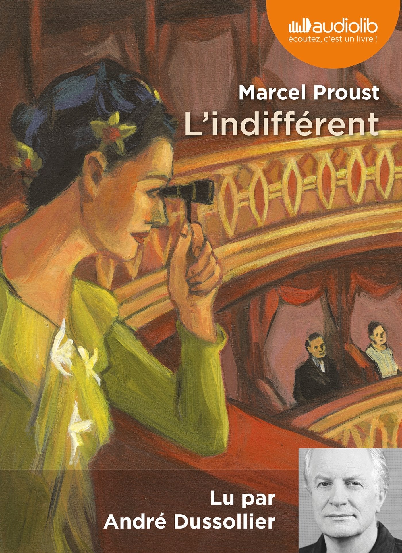 L'indifférent, suivi de Souvenir et Avant la nuit (cc) - Audio livre 1 CD AUDIO 9782356410818