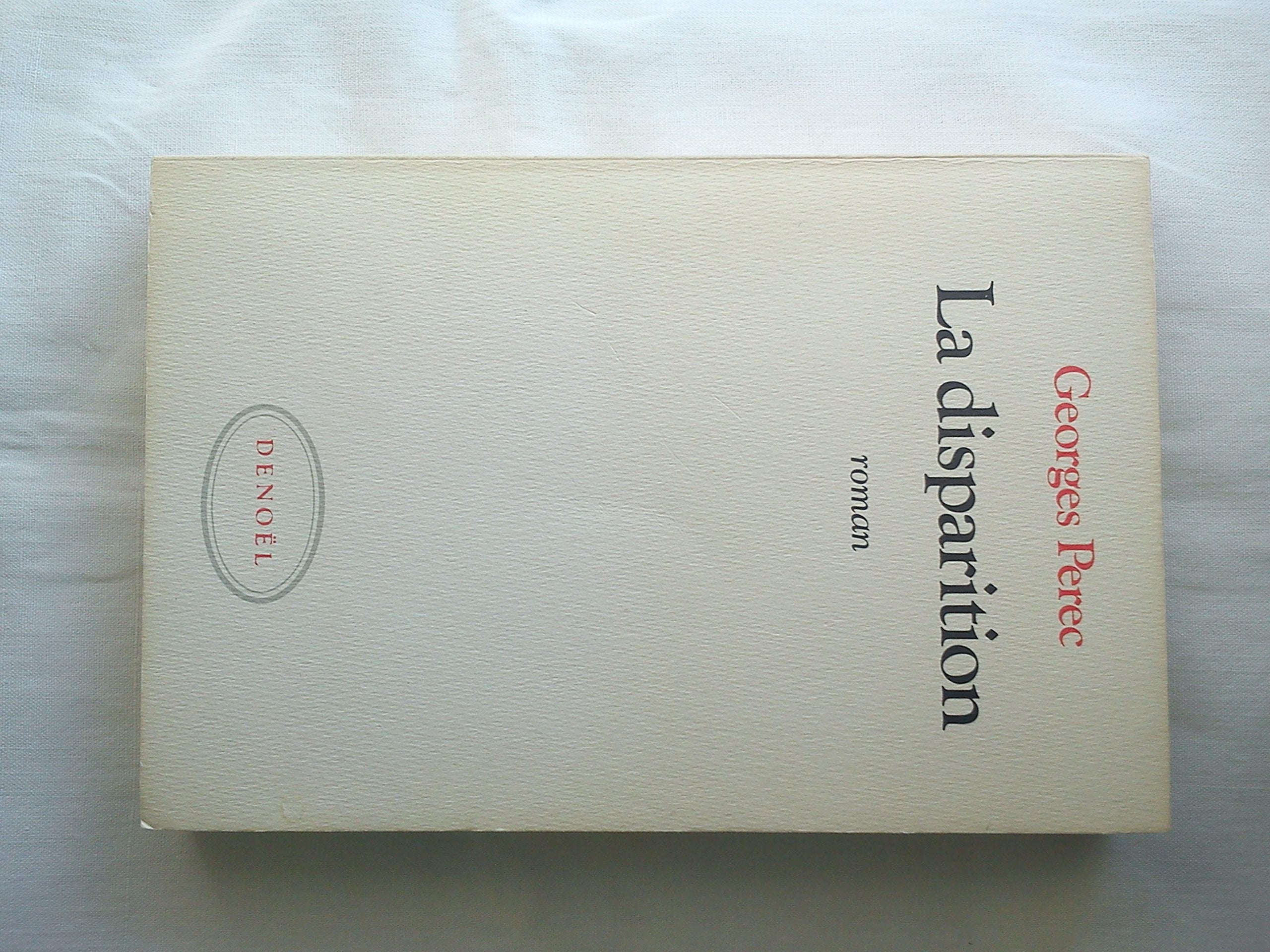 La Disparition 9782207234921