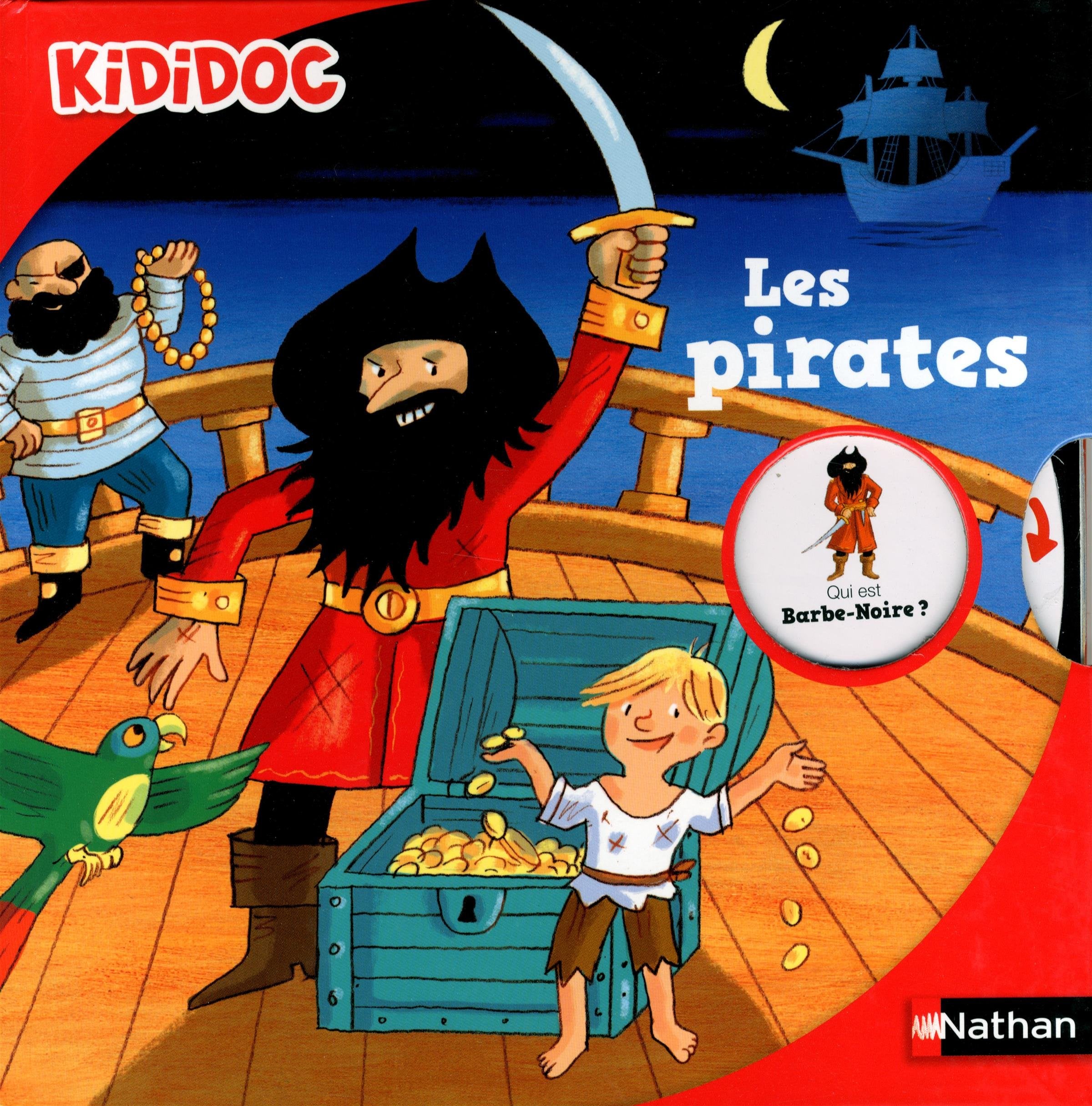 Les pirates - Livre animé Kididoc - Dès 4 ans (02) 9782092549322