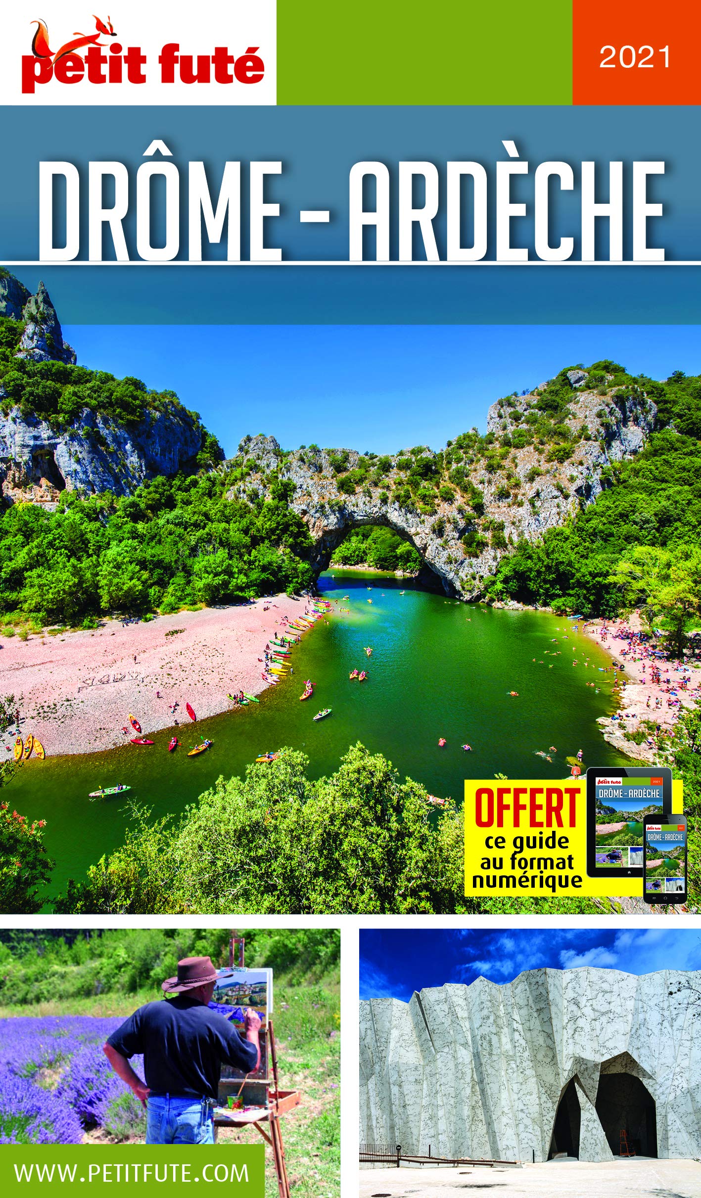 Guide Drôme - Ardèche 2021 Petit Futé 9782305037073