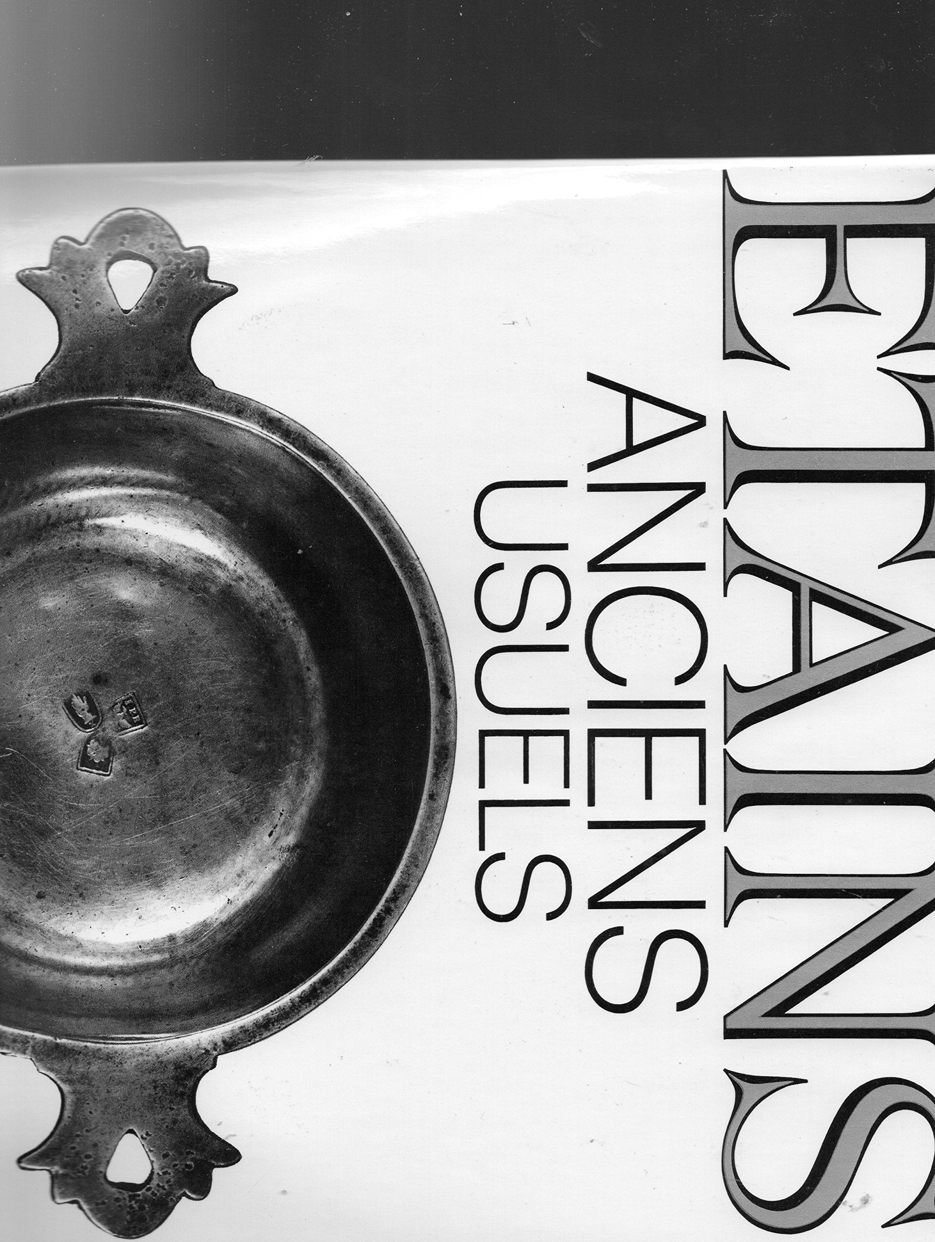 les etains anciens usuels 