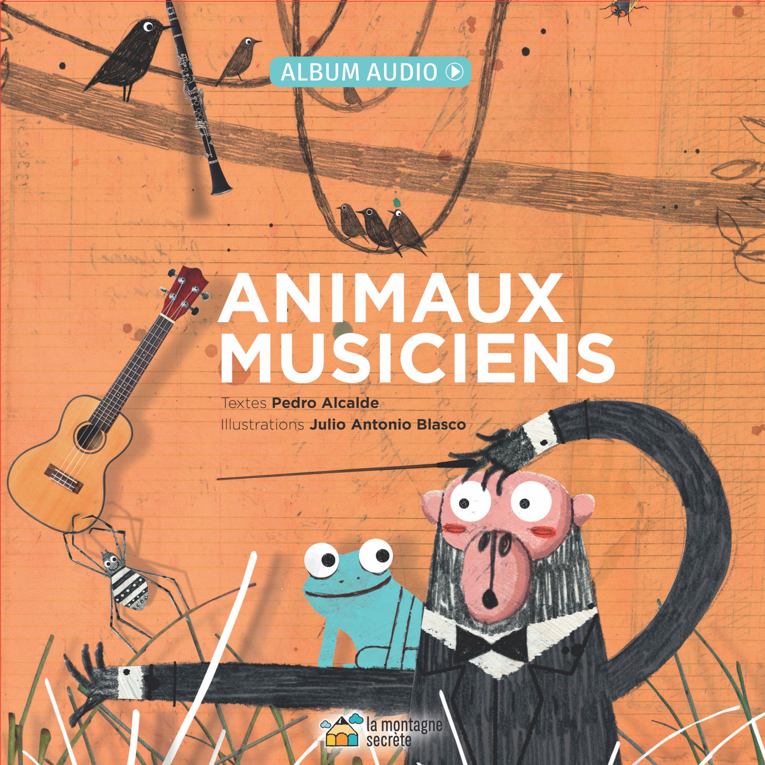 Animaux musiciens (Français) Relié 9782924774588