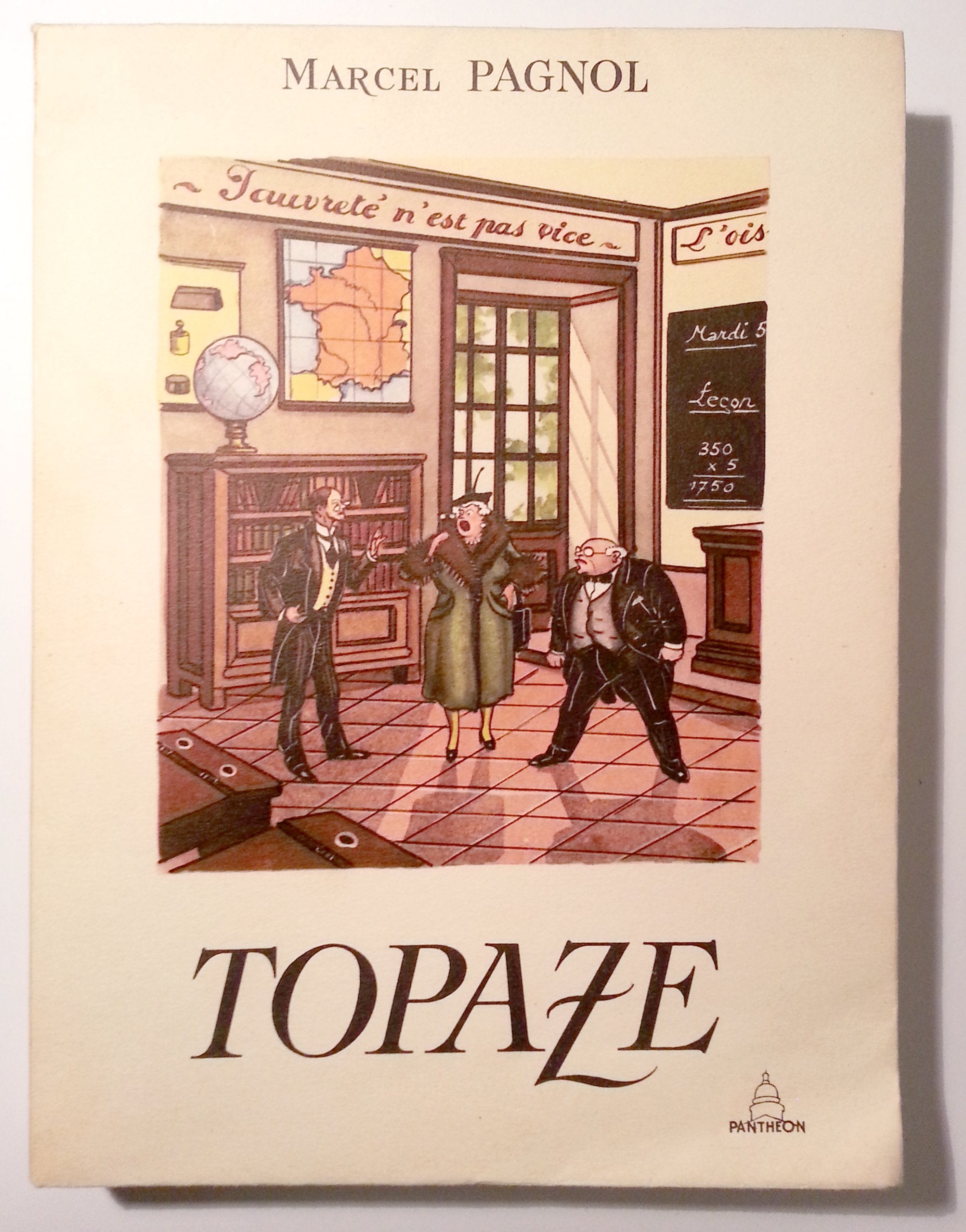 TOPAZE illustré d'aquarelles de Jean Gradassi 