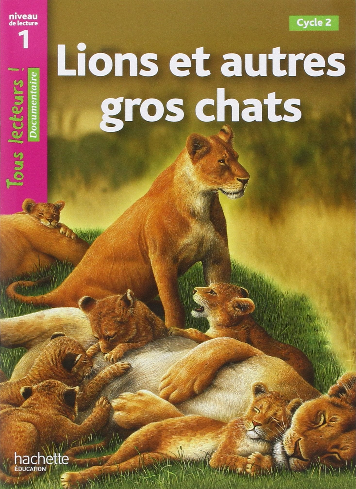 Lions et autres gros chats Niveau 1 - Tous lecteurs ! - Ed.2010 9782011175335