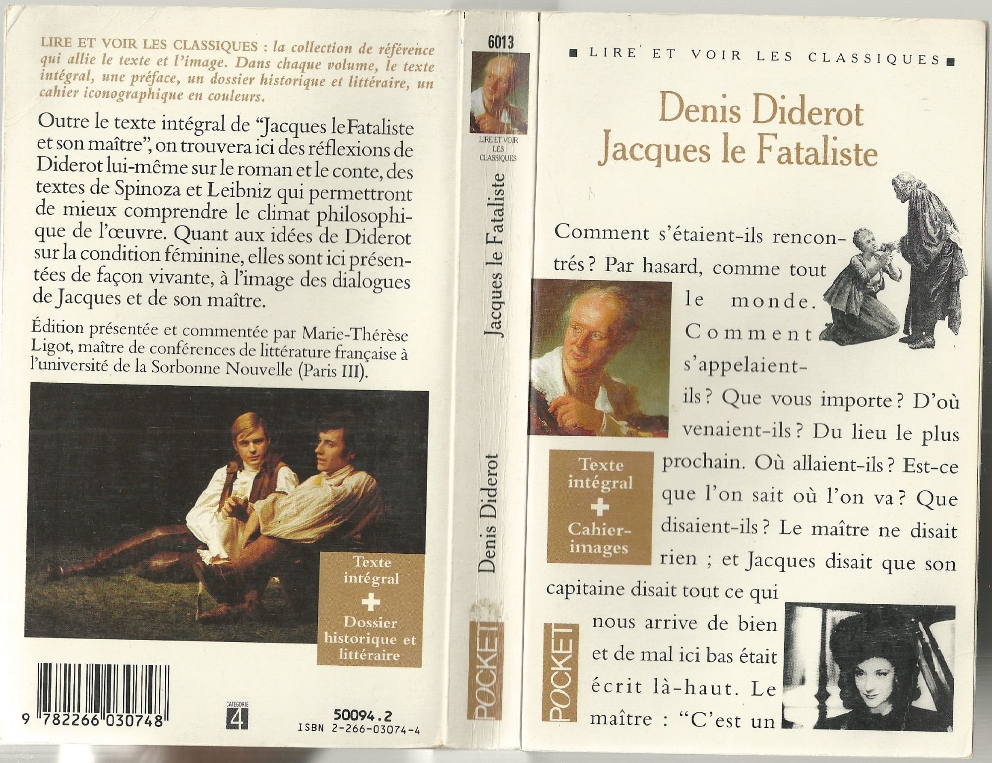 Jacques le fataliste et son maître 9782266030748