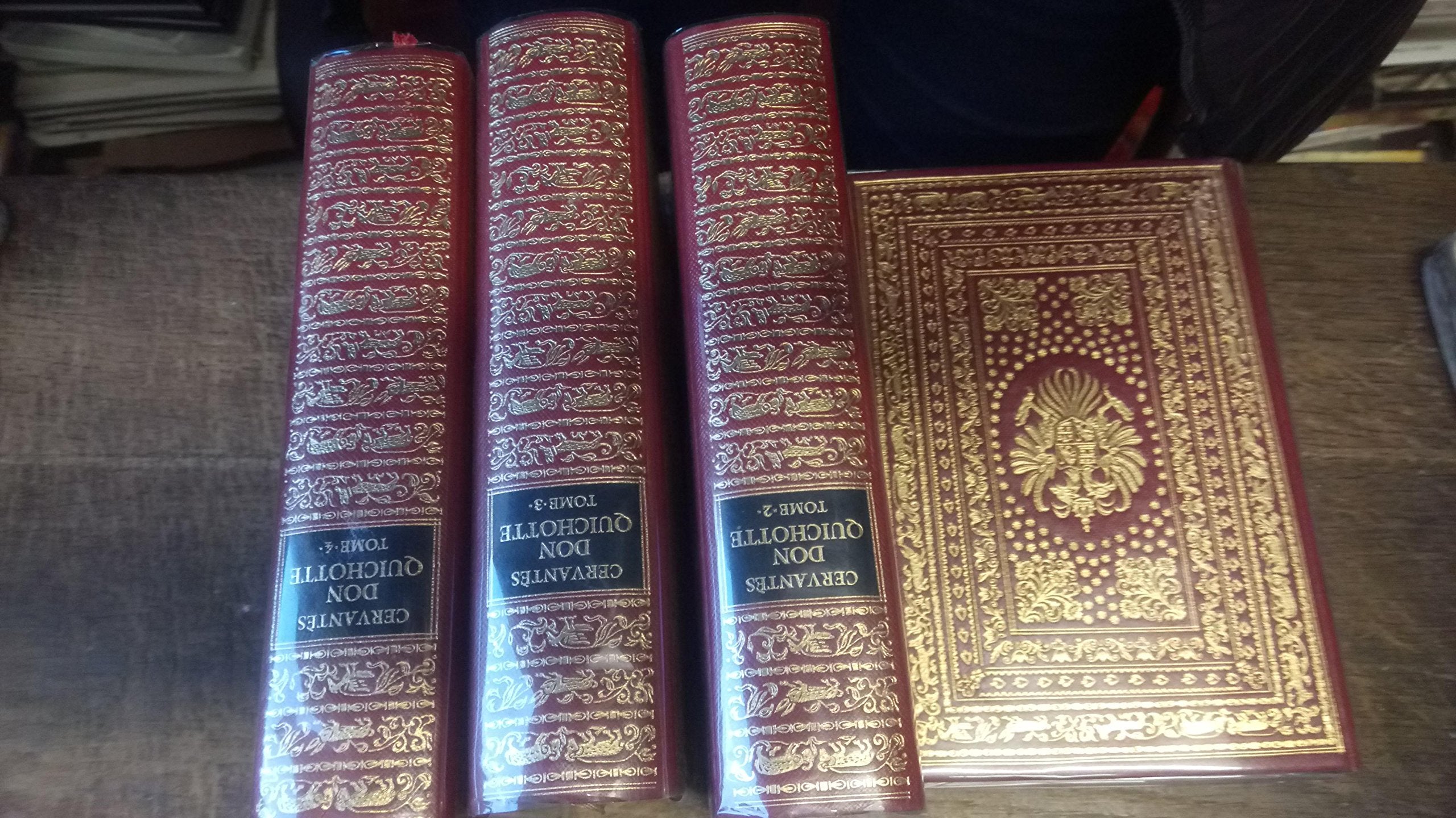L'INGENIEUX HIDALGO DON QUICHOTTE DE LA MANCHE EN 4 TOMES (1+2+3+4 - COMPLET). 3665375112610