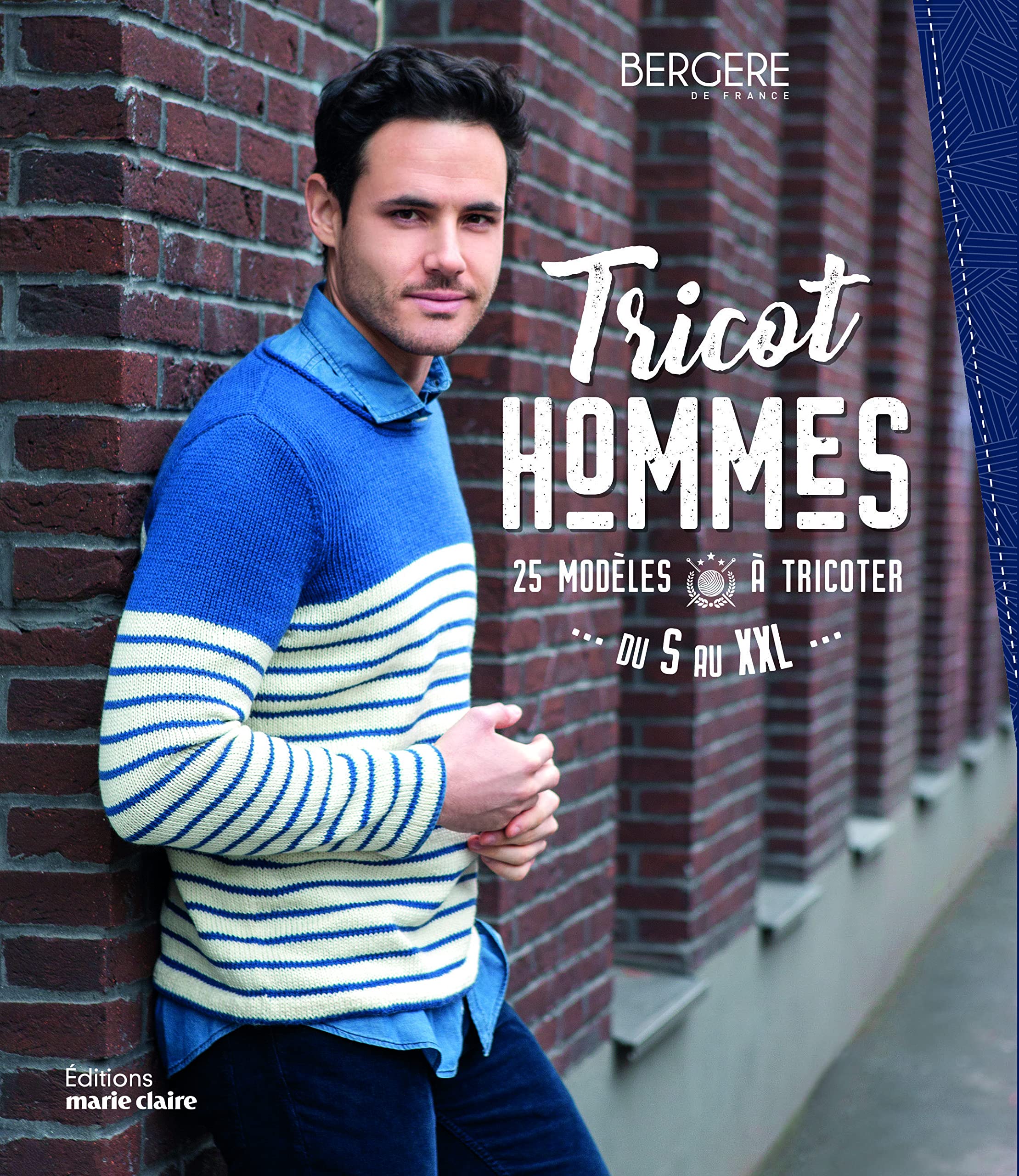 Tricot hommes: 25 modèles à tricoter du S au XXL 9791032302804
