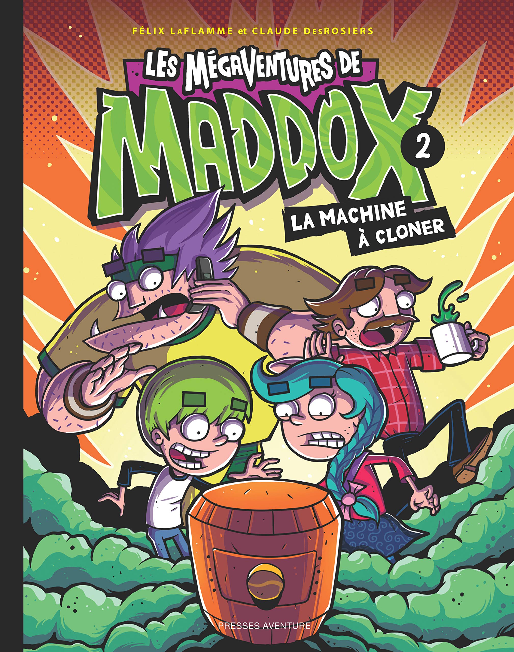 LES MAGAVENTURES DE MADDOX, TOME 2, LA MACHINE A CLONER 9782897516574
