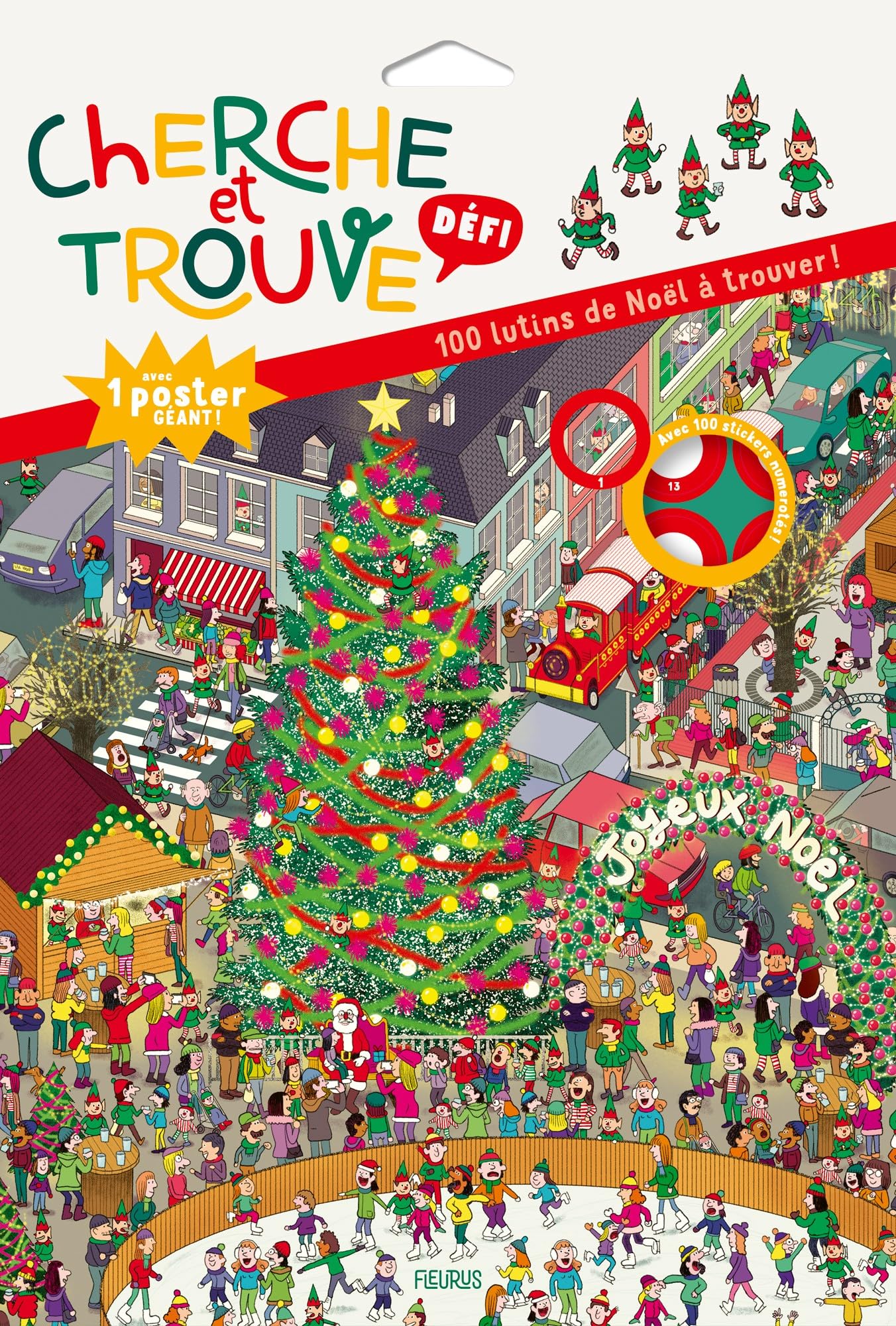 Cherche et trouve. 100 lutins de Noël à trouver 9782215196884