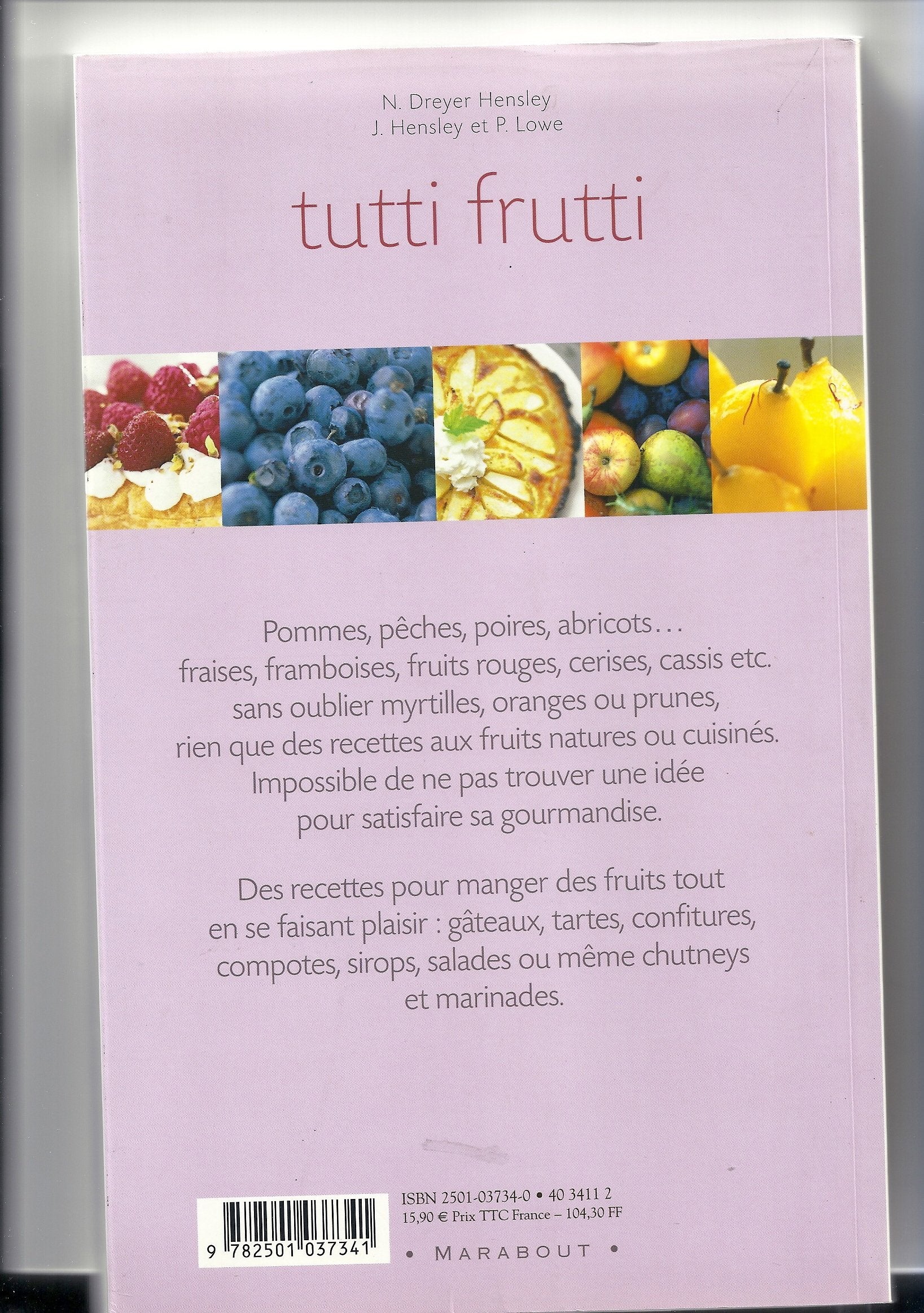 Tutti Frutti 9782702885406