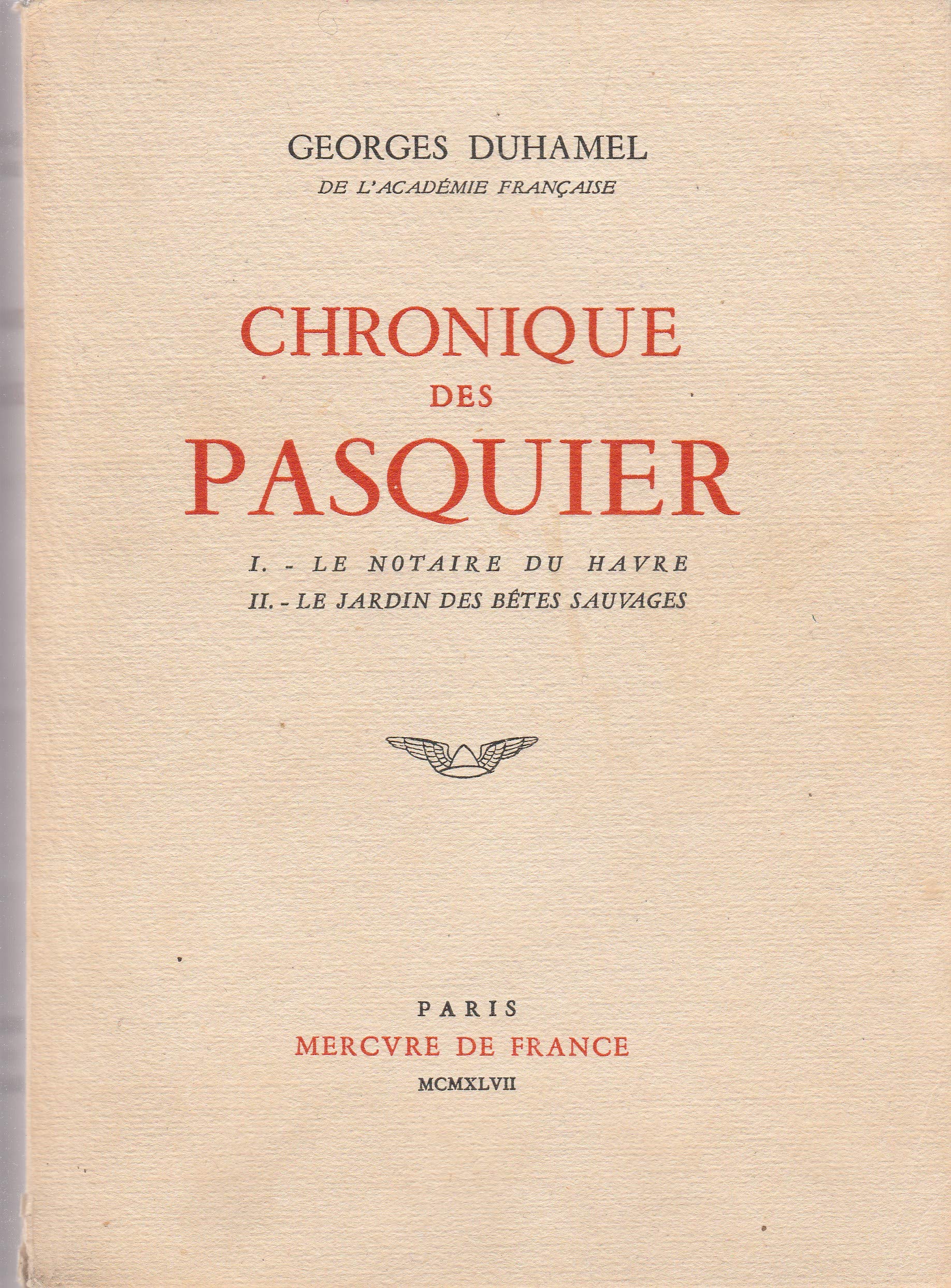 Chronique des pasquier 