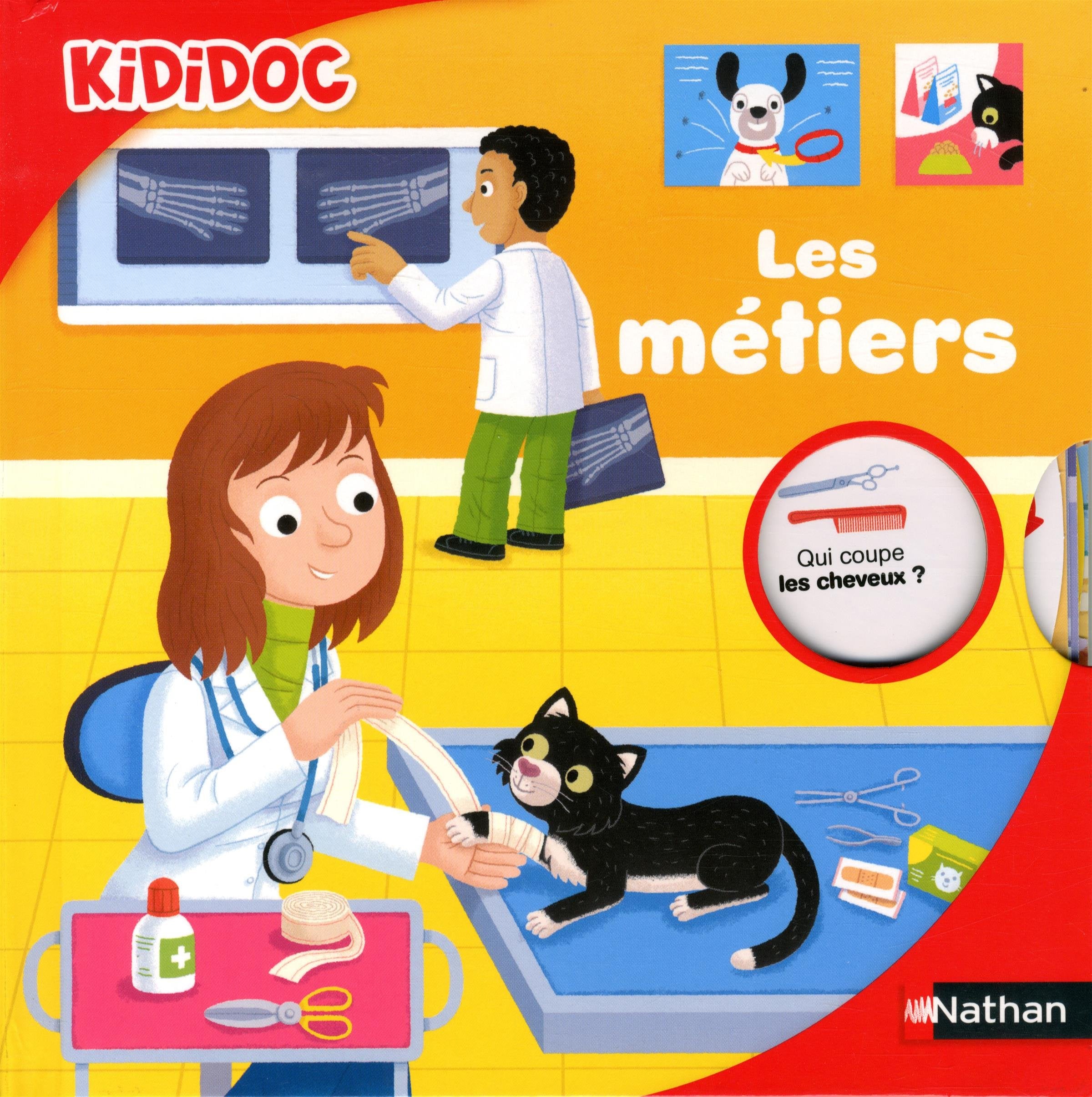 Les métiers - Livre animé Kididoc - Dès 4 ans 9782092553985