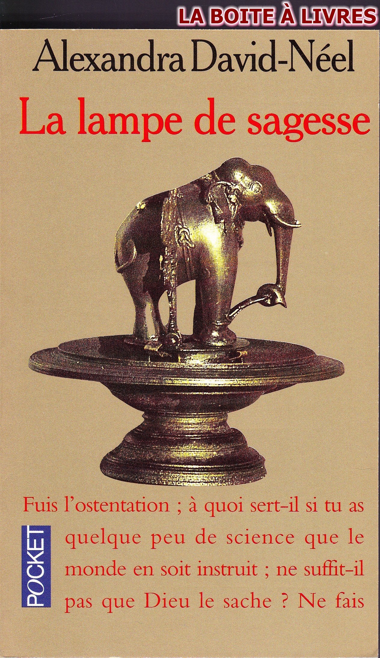 La Lampe de sagesse 9782266056021