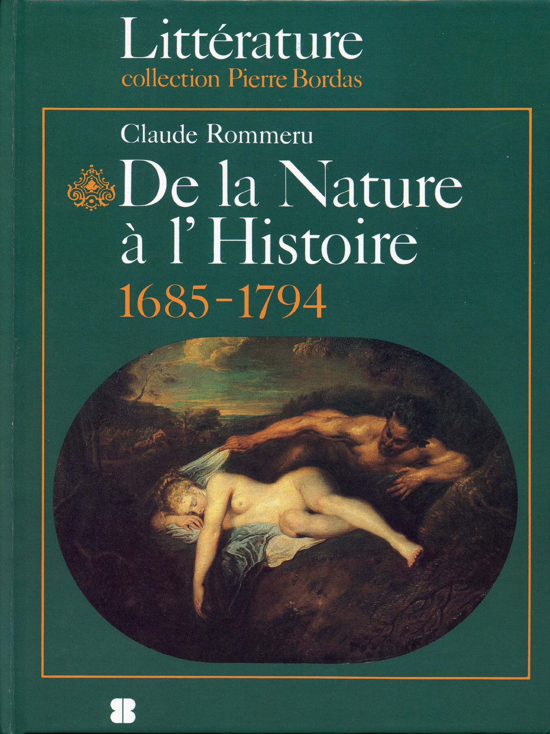 De la Nature à l'Histoire, 1685-1794 9782863111338