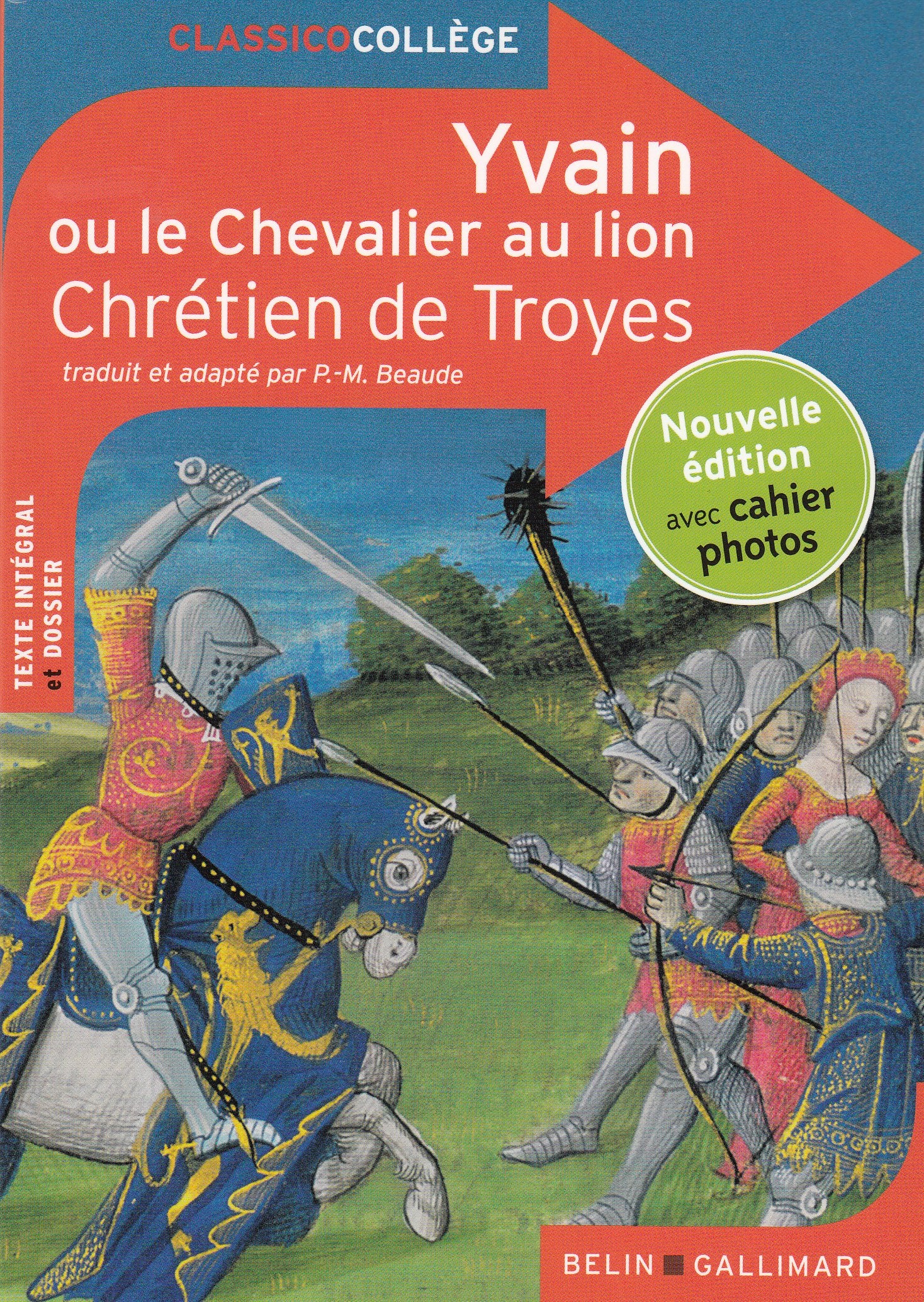 Yvain ou Le Chevalier au lion 9782701196787