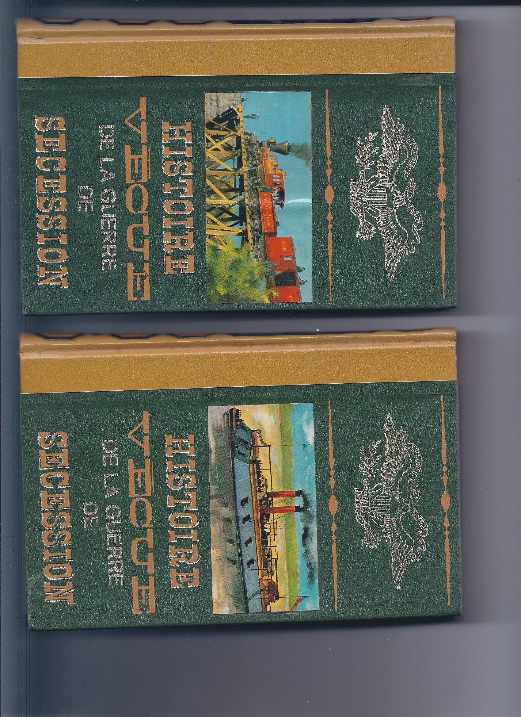 Histoire vecue de la guerre de secession en 2 tomes. 