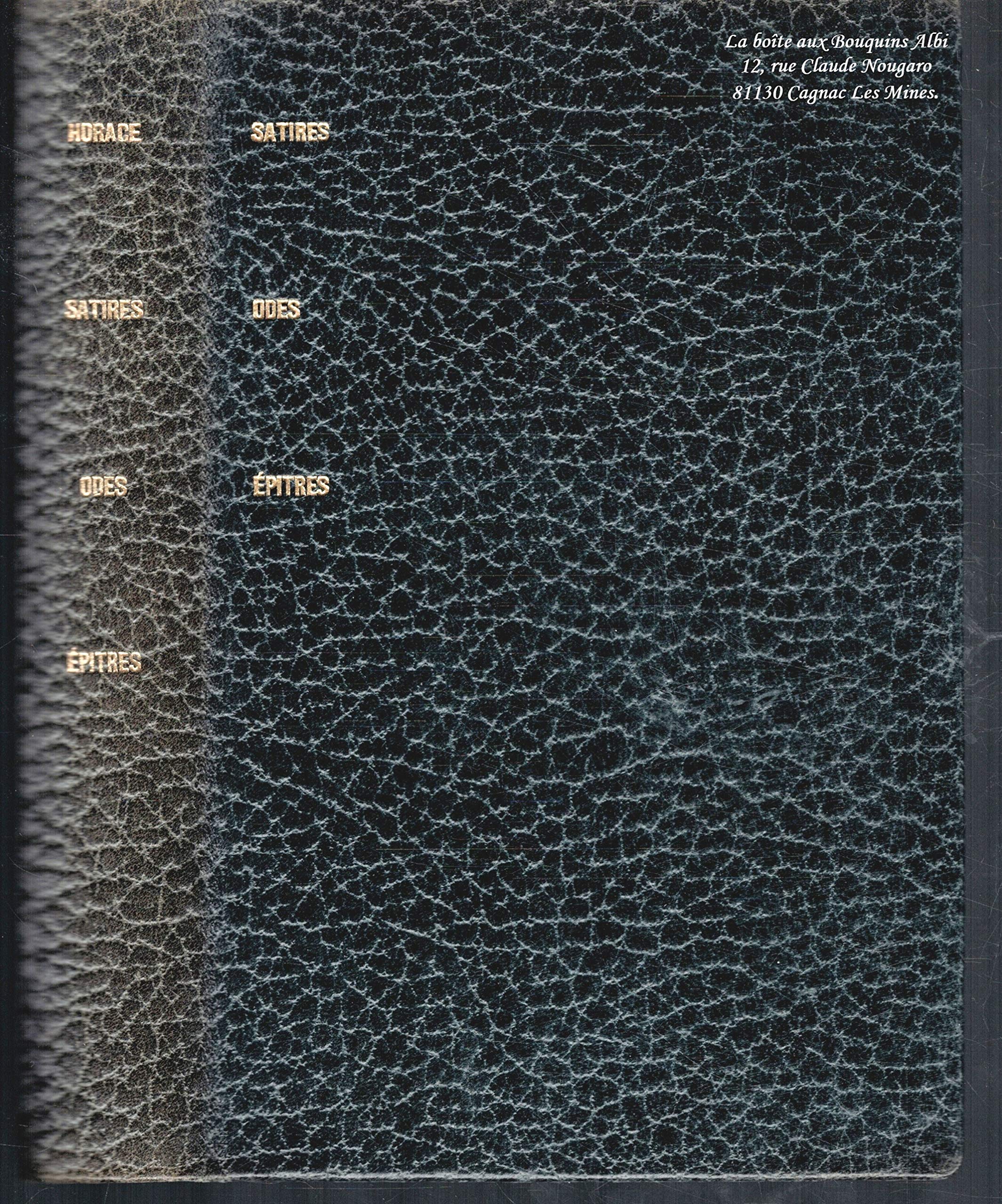 Horace : Satires des épitres, Odes et épodes / Portiques n° 93 / Littérature romaine, antique et Classique 