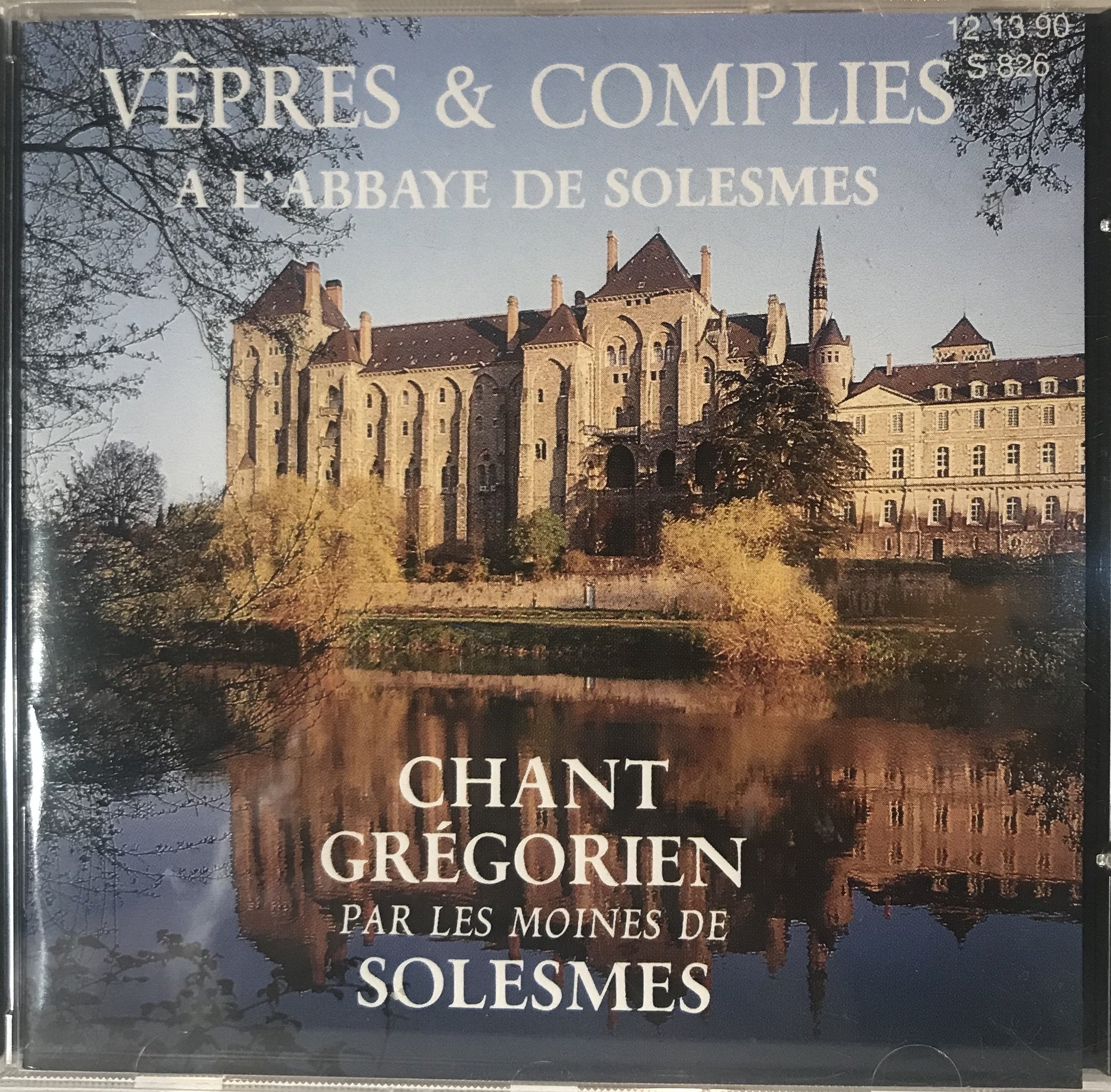 Vêpres et Complies à L'Abbaye de Solesmes, Chant Grégorien 3338660008263