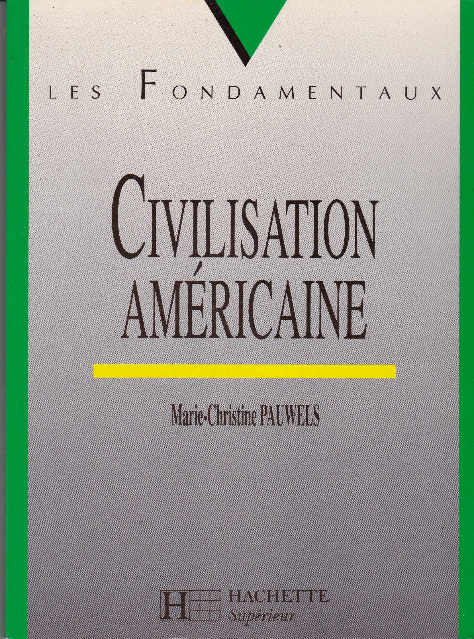 Civilisation américaine 9782011449252