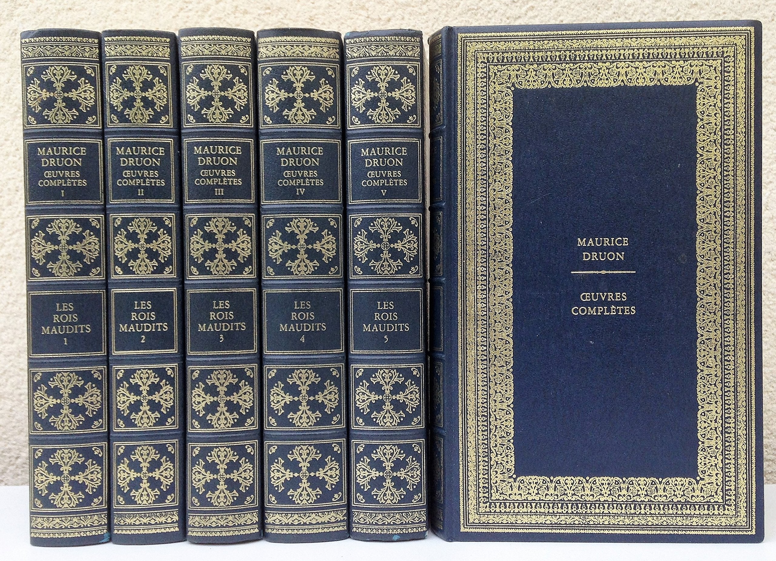 Oeuvres complètes. Les rois maudits. Complet en 6 volumes [Hardcover] Maurice Druon and Aucun 4606086037297