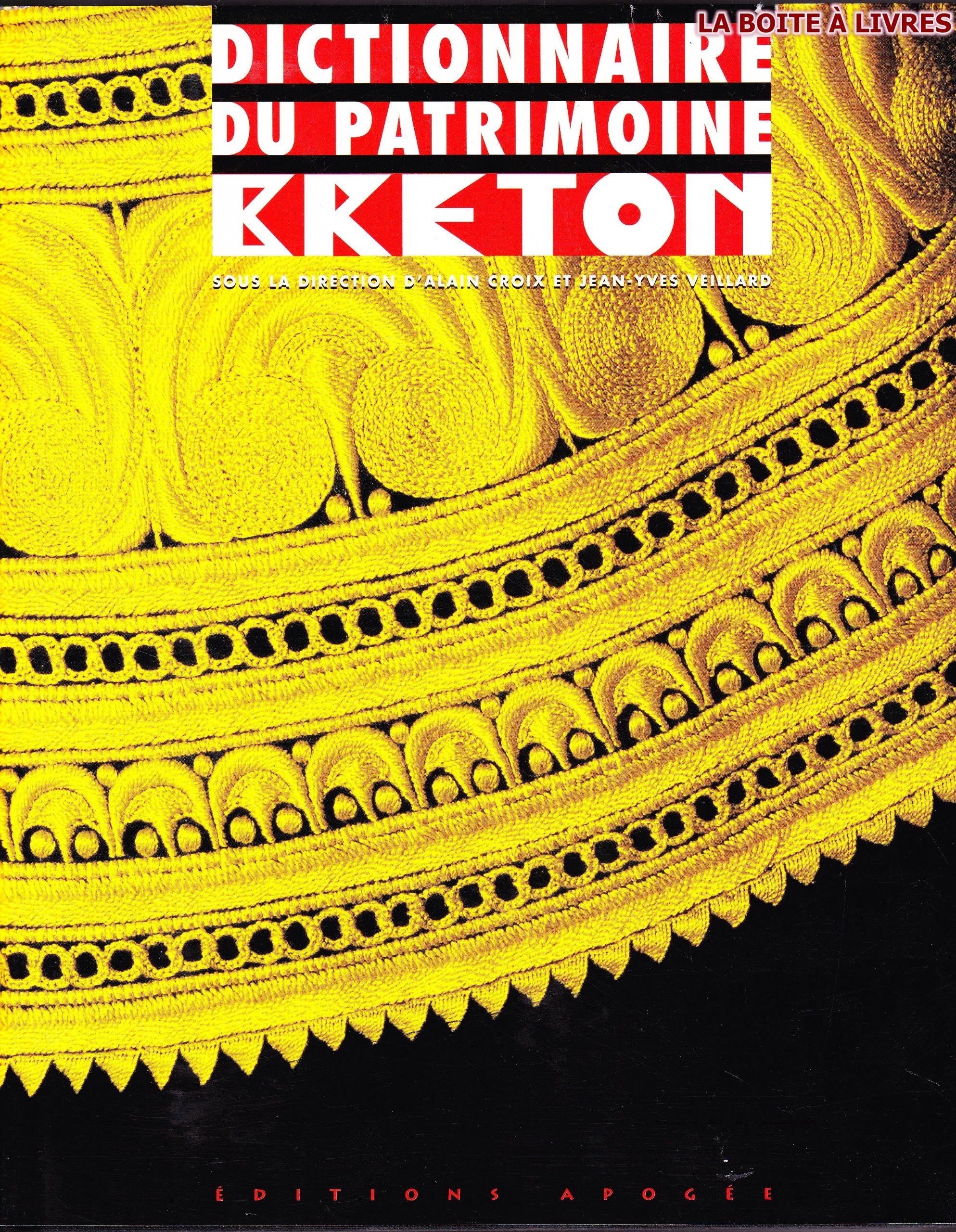 Dictionnaire du patrimoine breton (avec Cédérom) 9782843980848