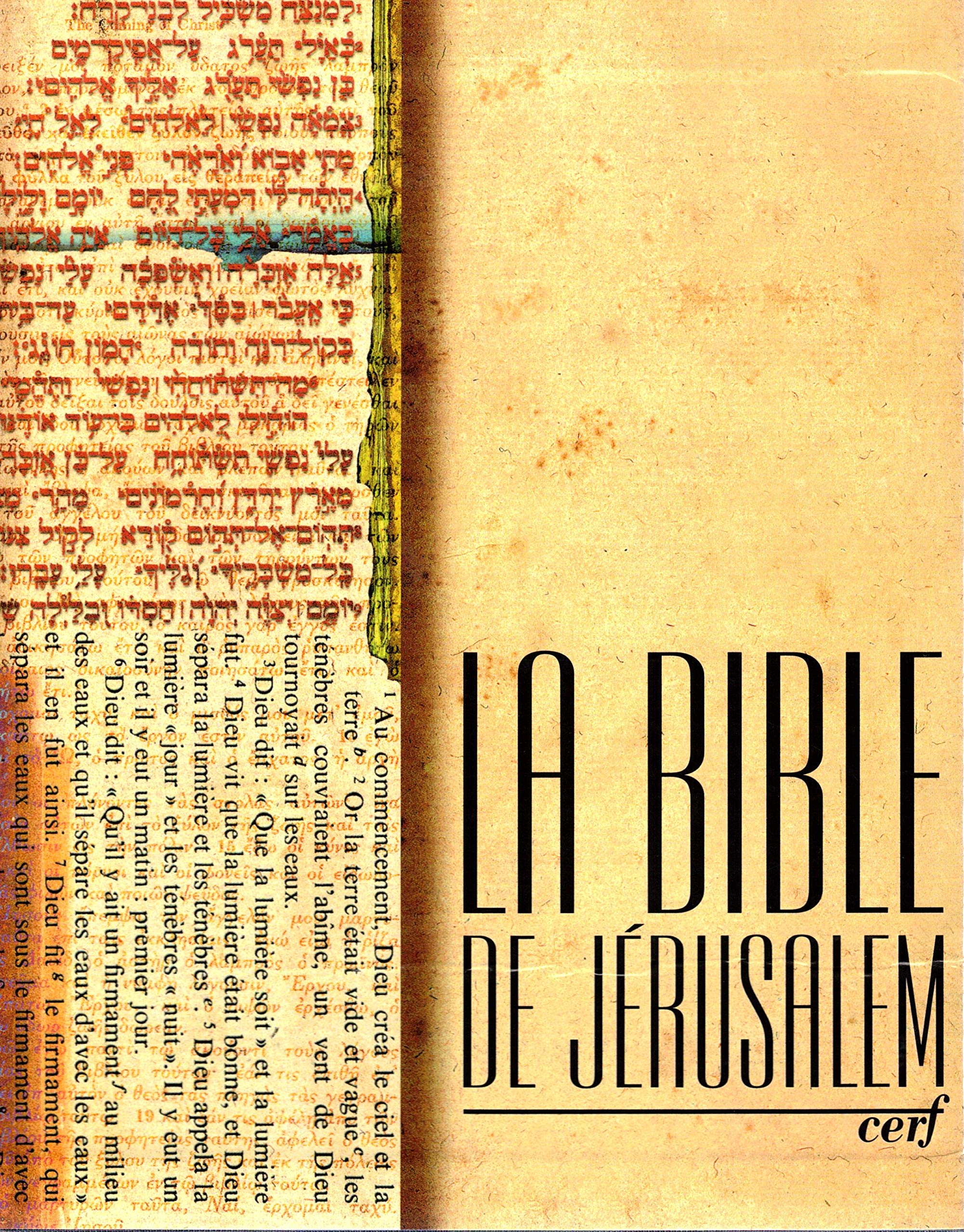 La Bible De Jerusalem 9782204065733